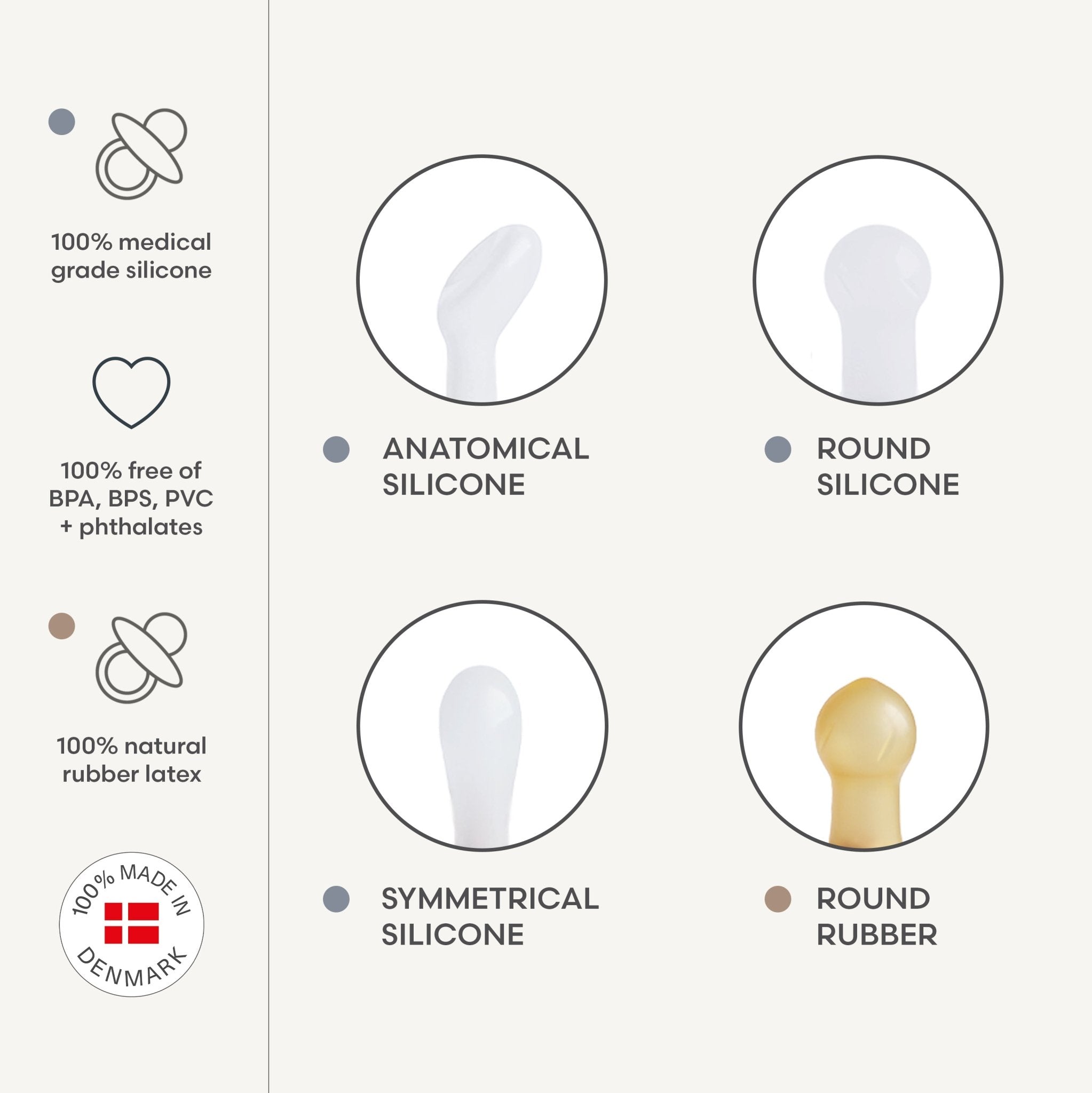 FRIGG Silicone Pacifier 4 - Pack - Tenth & Pine - FRIGG PACIFIERS - 6 - 18 Months - Sunset Bliss