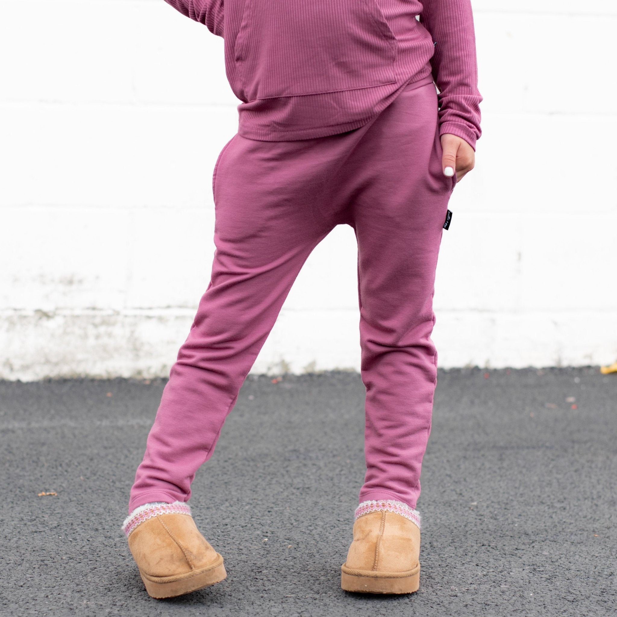 HAREM PANTS - Mauve - Tenth & Pine - harem pants - 0/6m