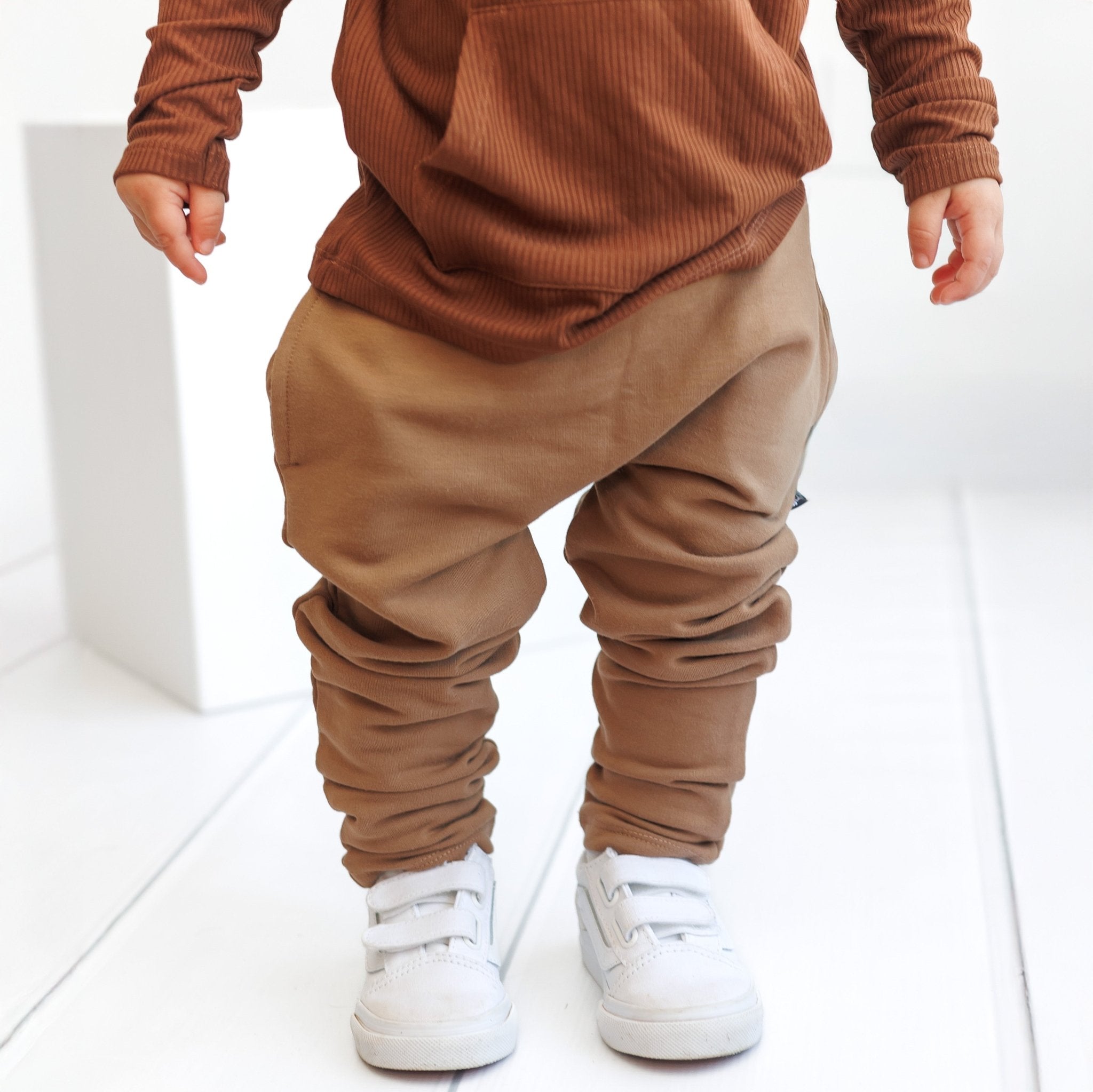 HAREM PANTS - Mocha - Tenth & Pine - harem pants - 0/6m