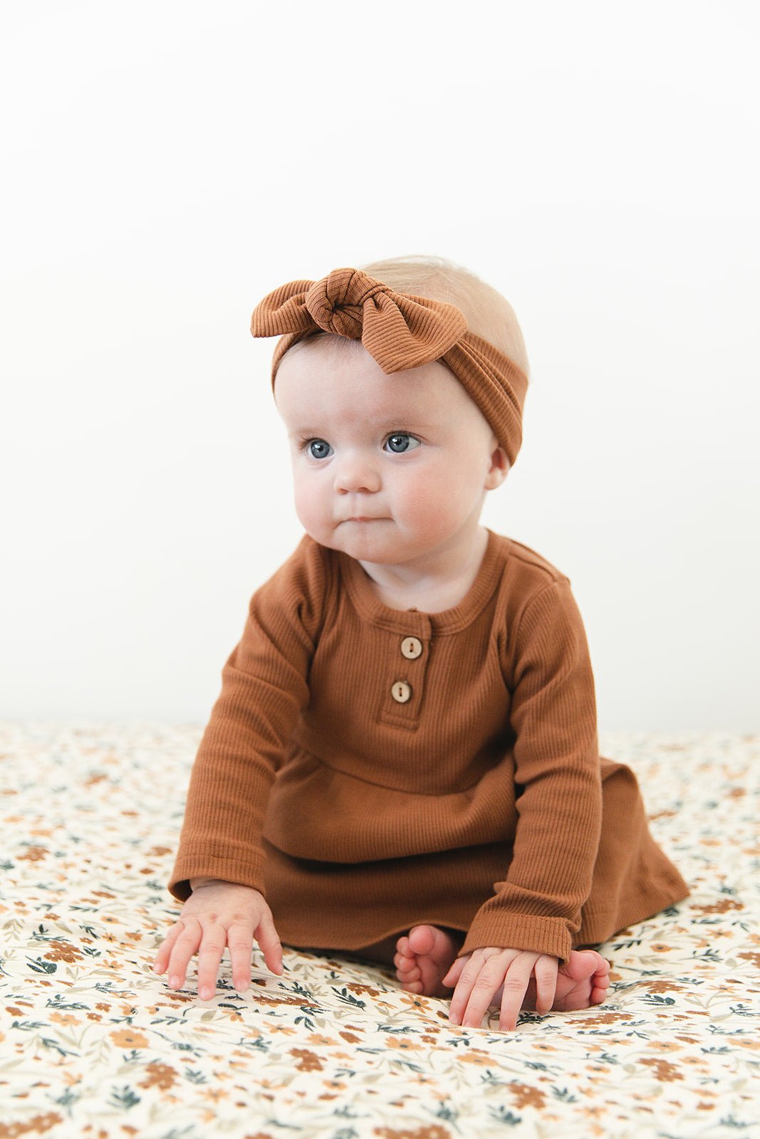 Harvest Floral Muslin Crib Sheet - Tenth & Pine -