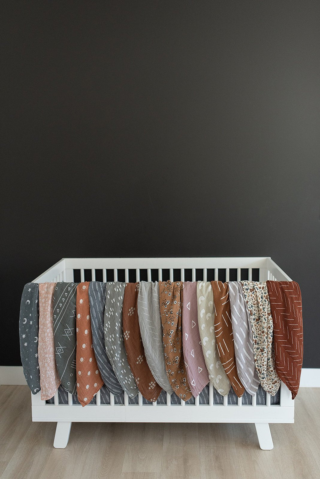 Harvest Floral Muslin Swaddle Blanket - Tenth & Pine -