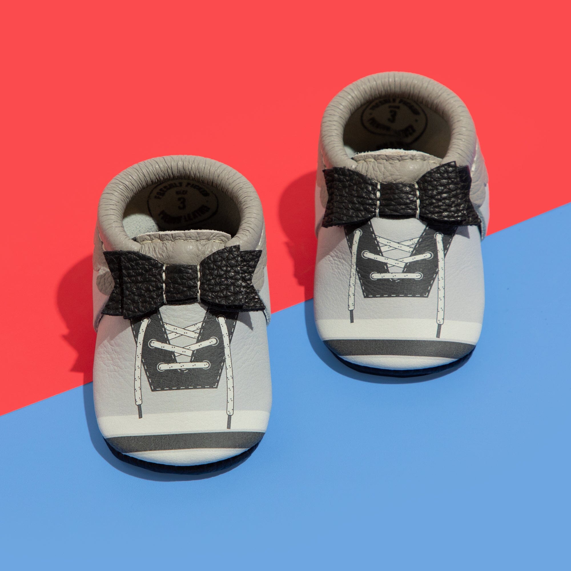 Ice Ice Baby Bow Baby Shoe - Tenth & Pine - Bow Mocc - Soft Sole - 1