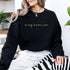 In my mama era Embroidered | Premium Adult Sweatshirt - Tenth & Pine - S - Black