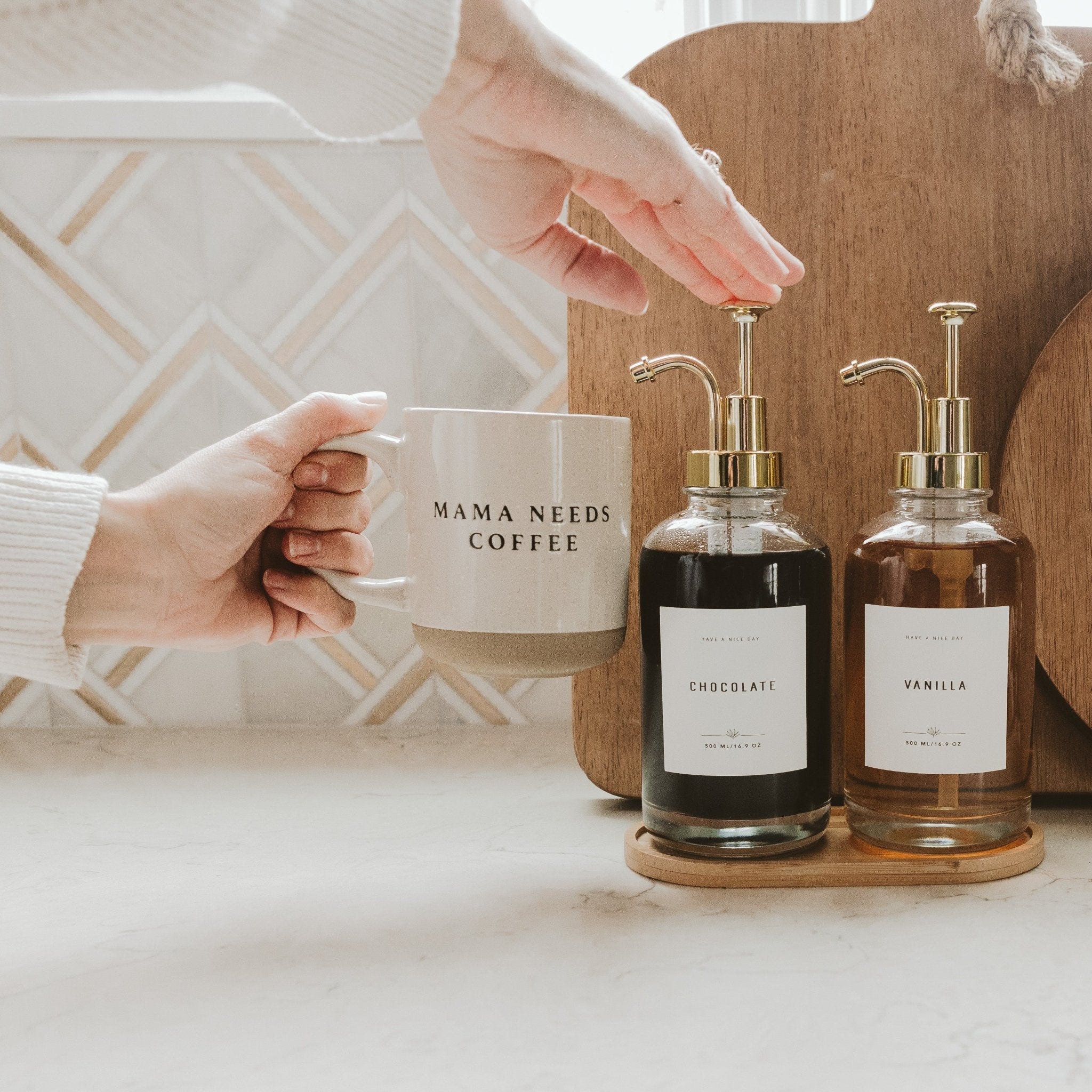 Mama Needs 14oz. Coffee Stoneware Coffee Mug - Tenth & Pine - Coffee Mugs -