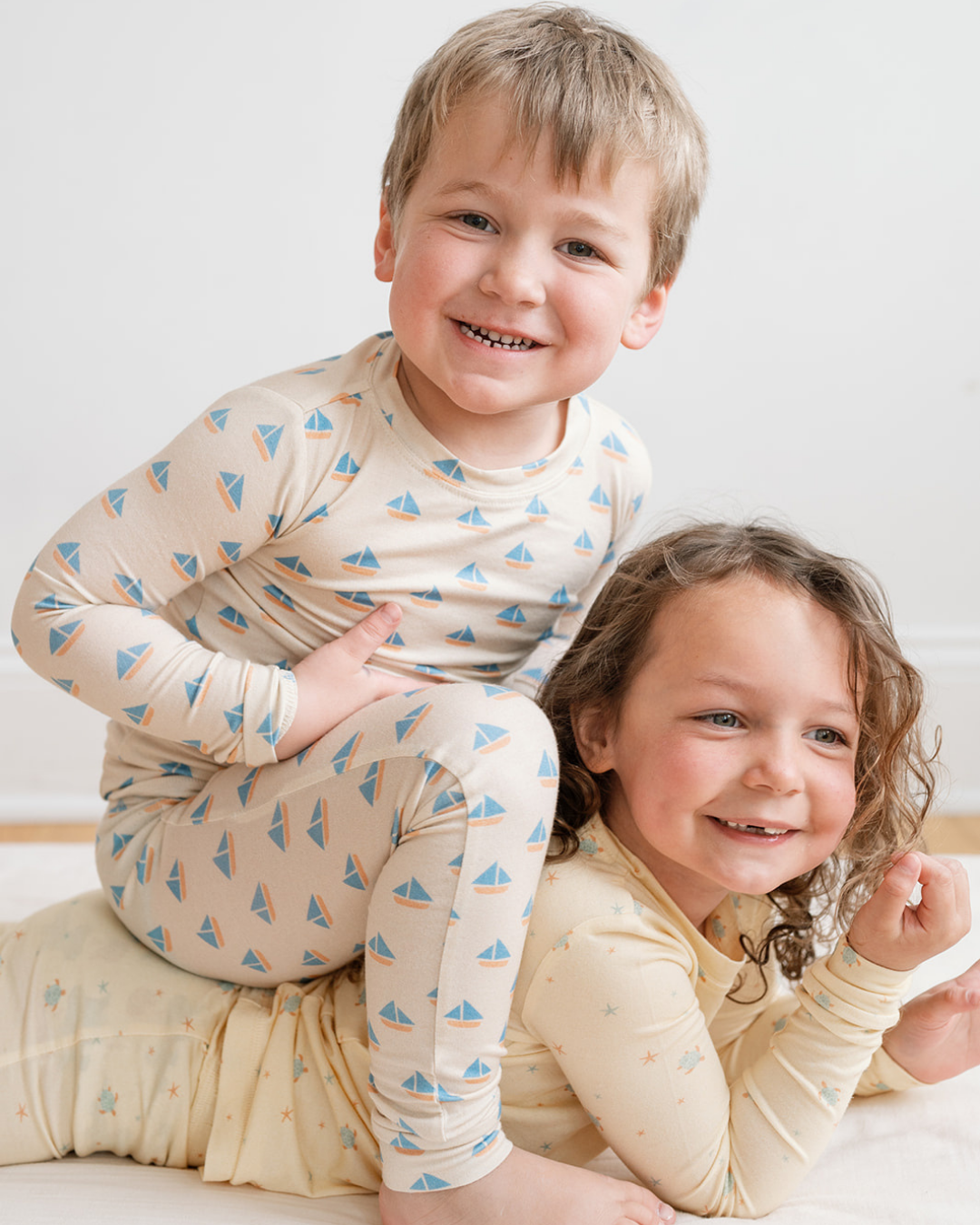 Modal Pajama Set in Turtles