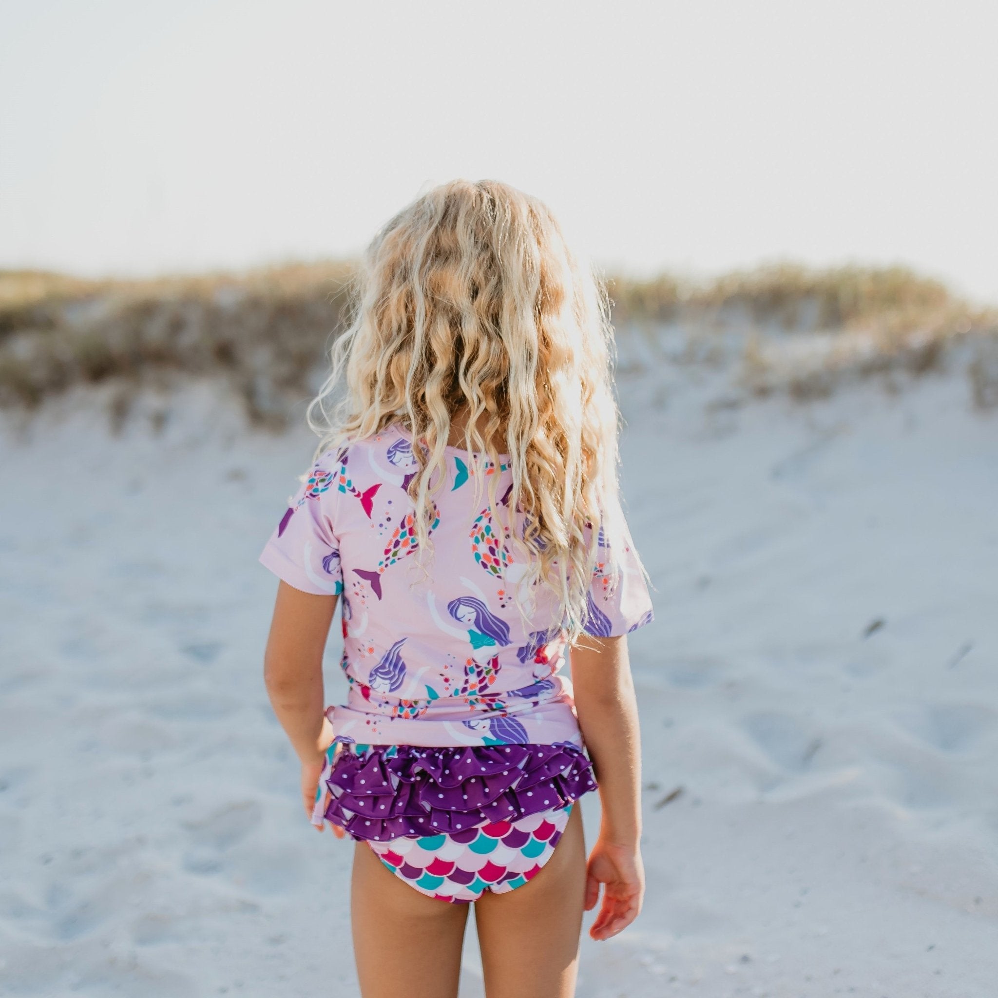 Mermaid Rash Guard Swimsuit - Tenth & Pine - Swimsuit - 18 Months - Oopsie Daisy