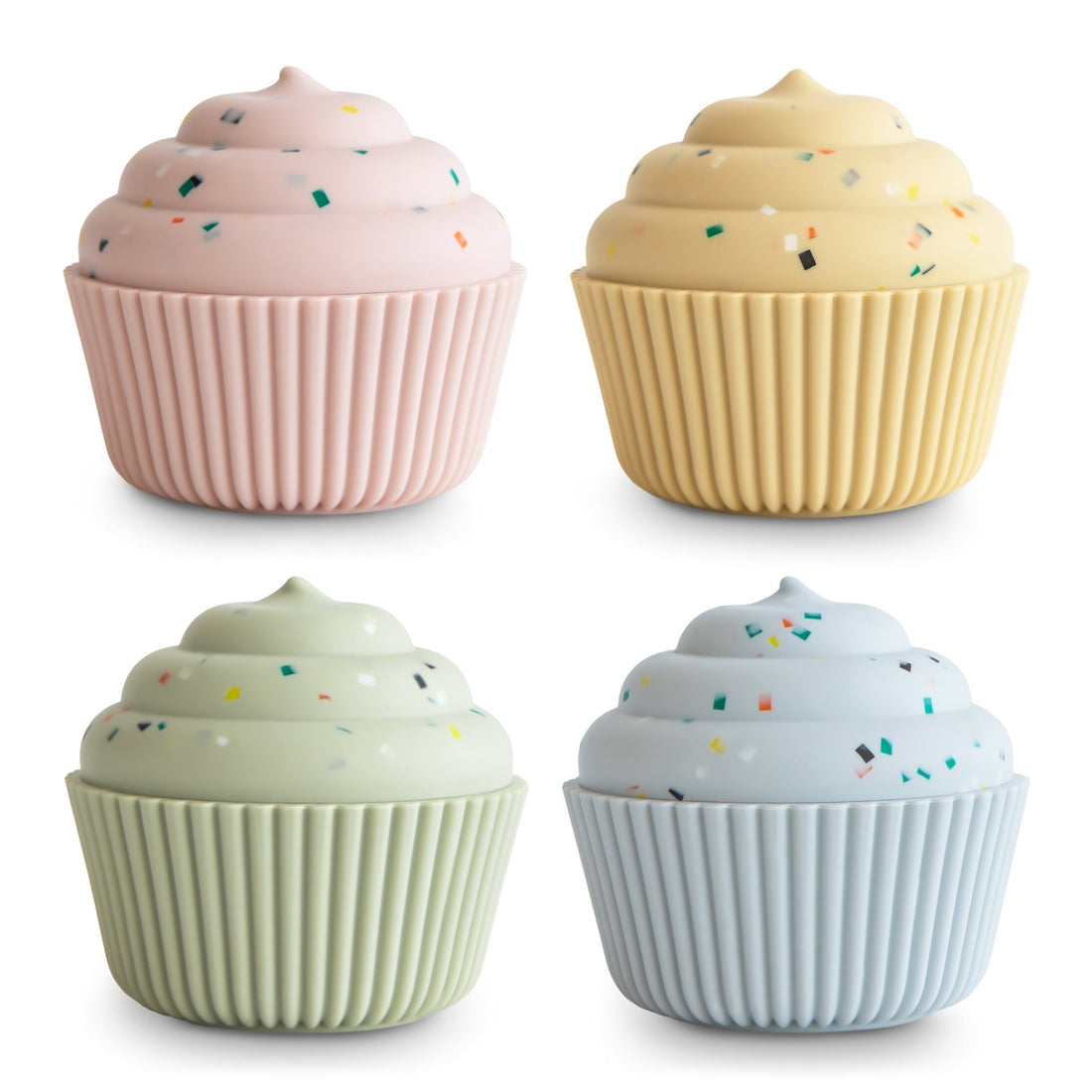 Mix and Match Cupcake Toy - Tenth & Pine - Bath Play set -