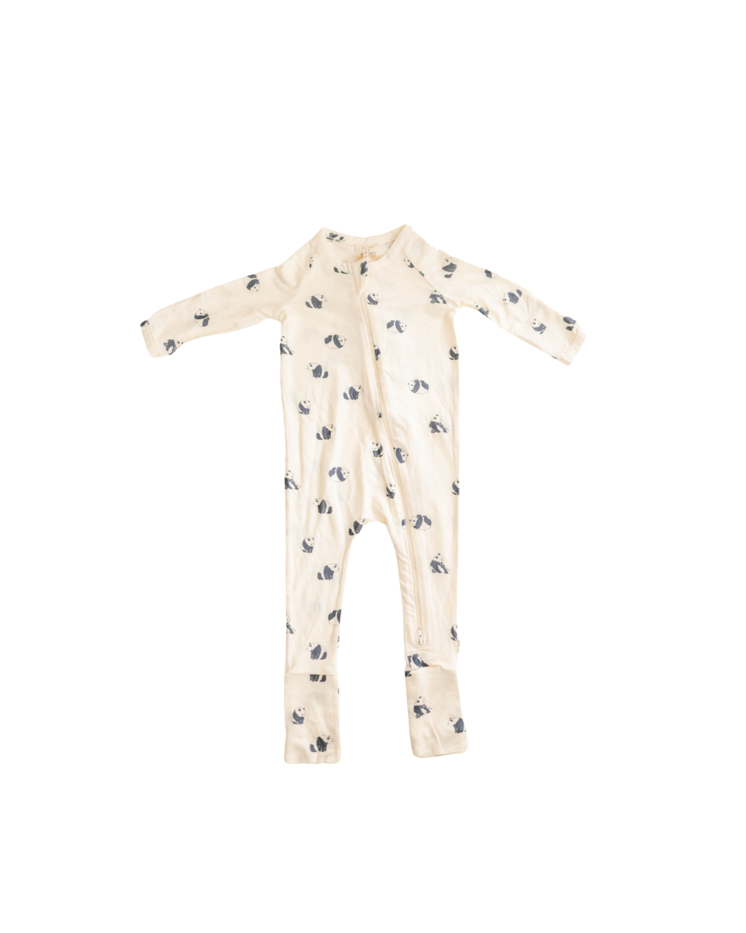 Modal Convertible Footy Pajamas in Panda