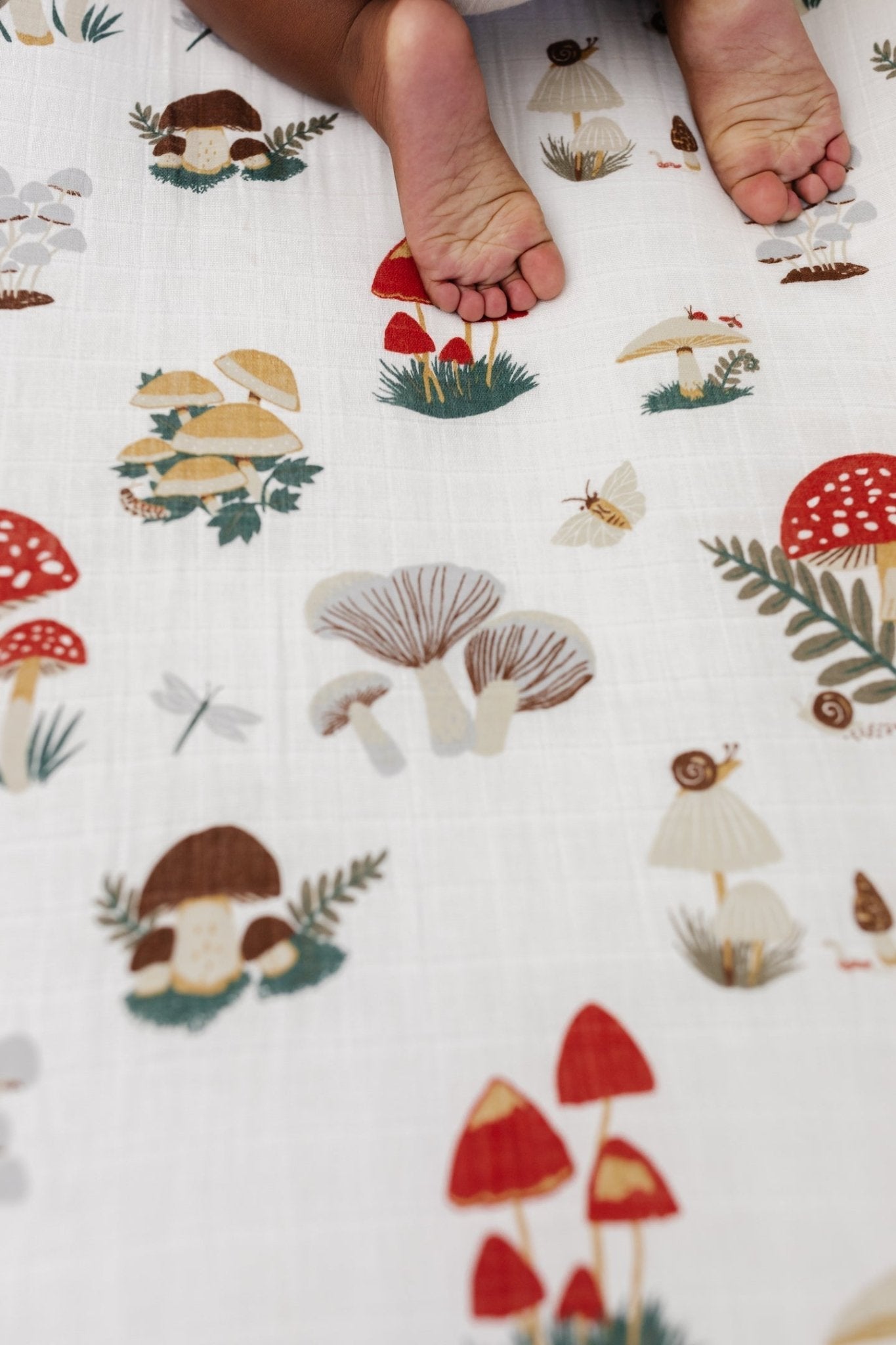 Mushroom Crib Sheet - Tenth & Pine - Crib Sheets -