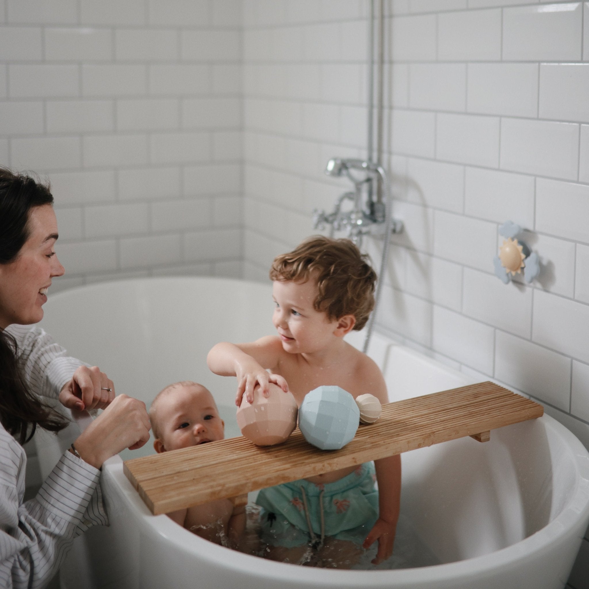 Nesting Spheres Sensory Toy - Tenth & Pine - toys - Blush