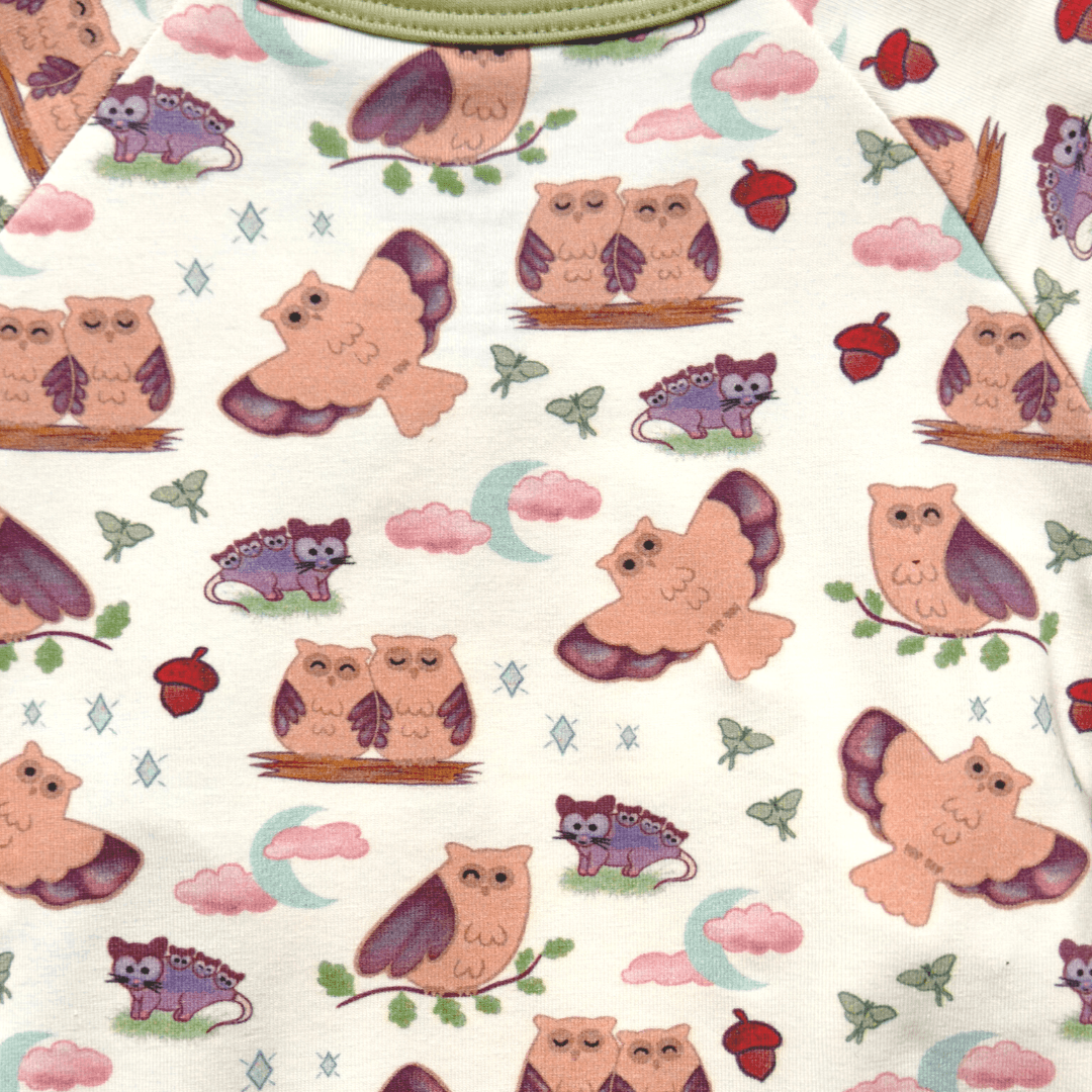 Nocturnal Kimono Shorty | Organic Pima Cotton - Tenth & Pine - Summer Outfits - 0 - 3M - Kolorful