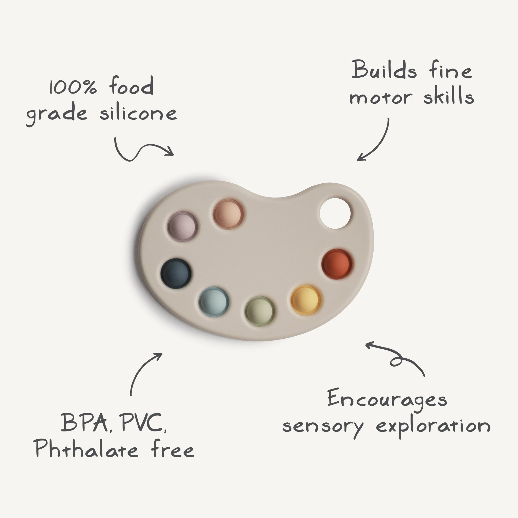 Paint Palette Press Toy - Tenth & Pine - Press Toy -