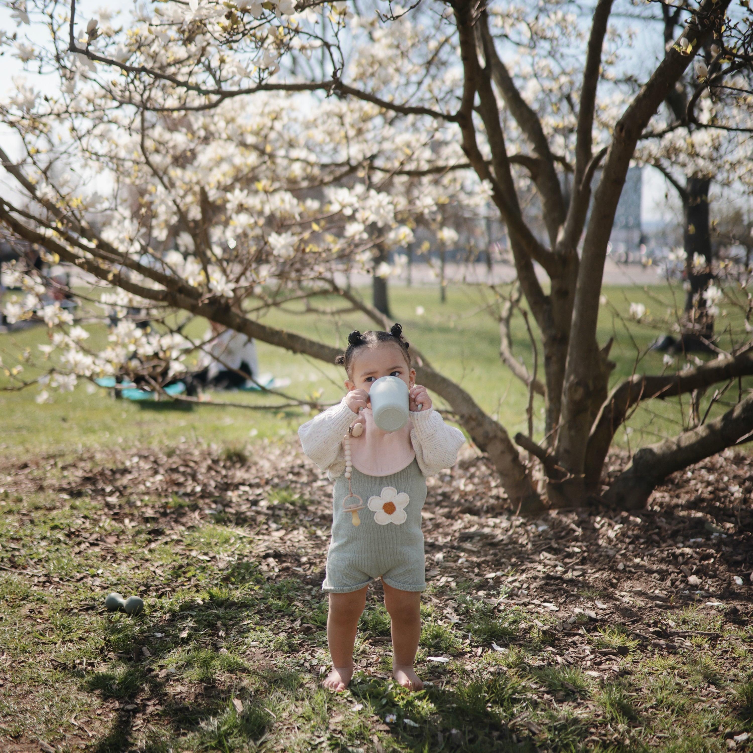 Silicone Pacifier Clip | Hera - Tenth & Pine - Pacifier Clip - Tradewinds