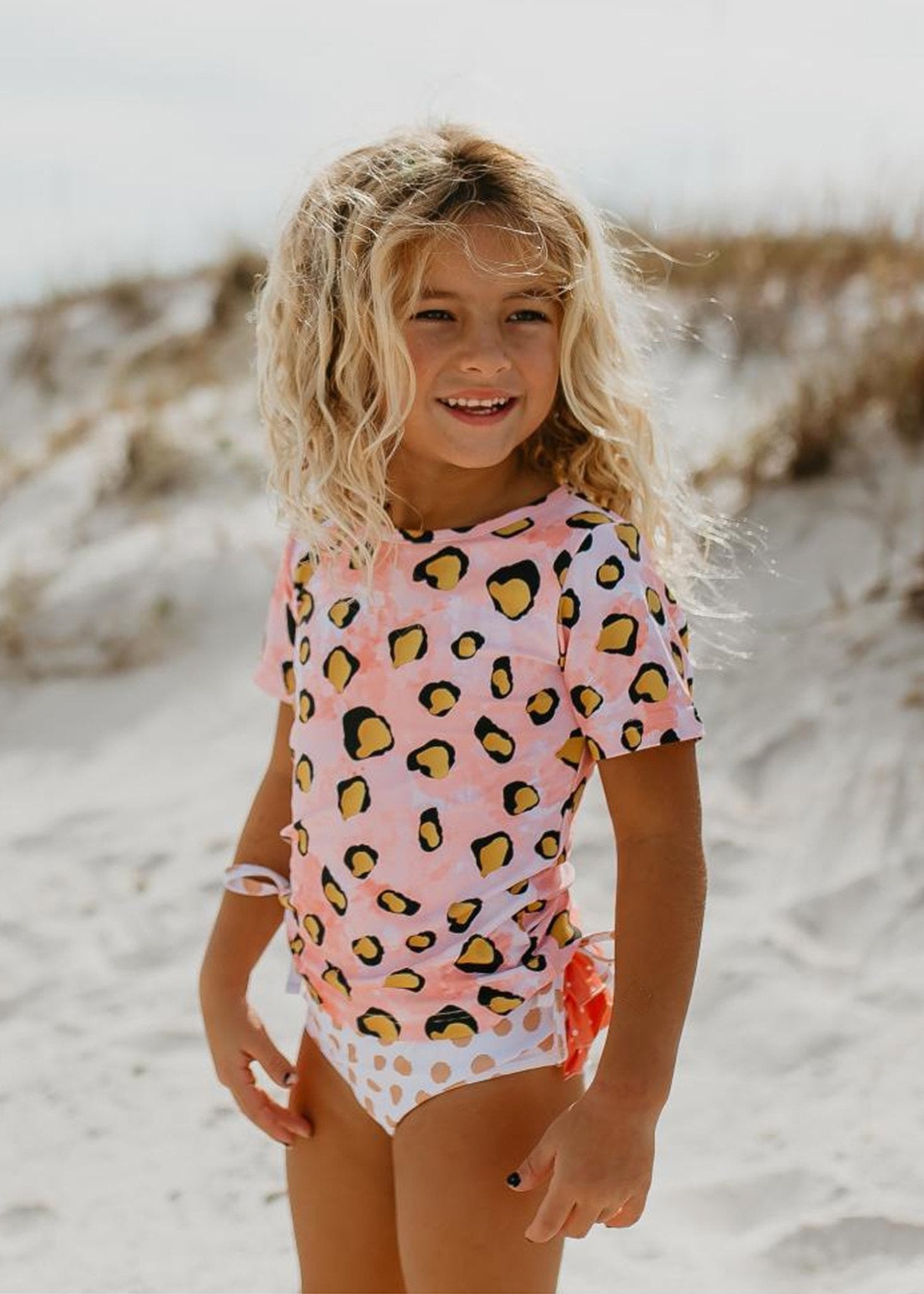 Pink Lep Rash Guard Swimsuit - Tenth & Pine - Swimsuit - 18 Months - Oopsie Daisy