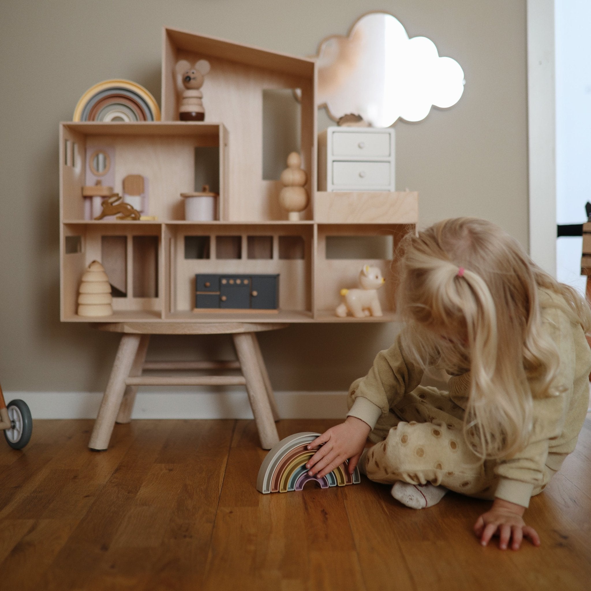 Rainbow Stacker Toy - Tenth & Pine - toys - Sol