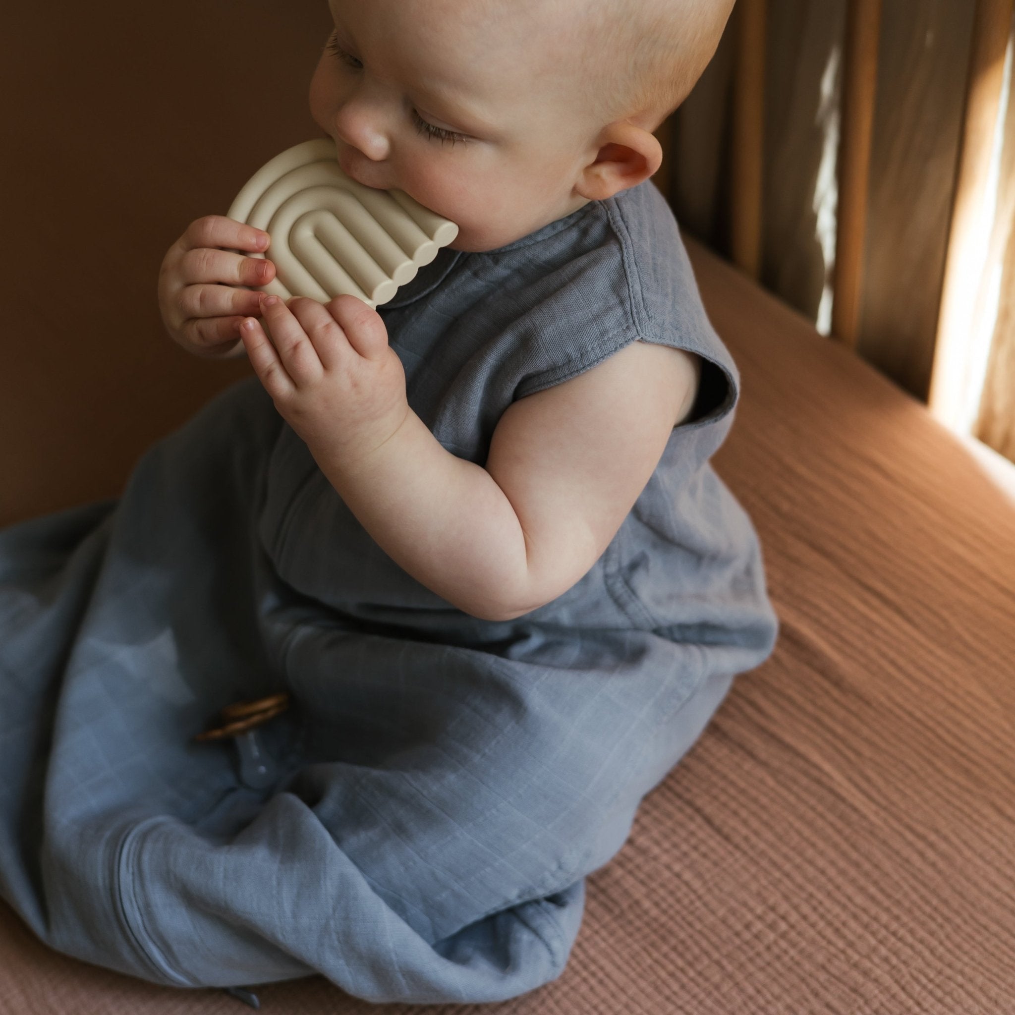 Rainbow Teether - Tenth & Pine - teether - Shifting Sand