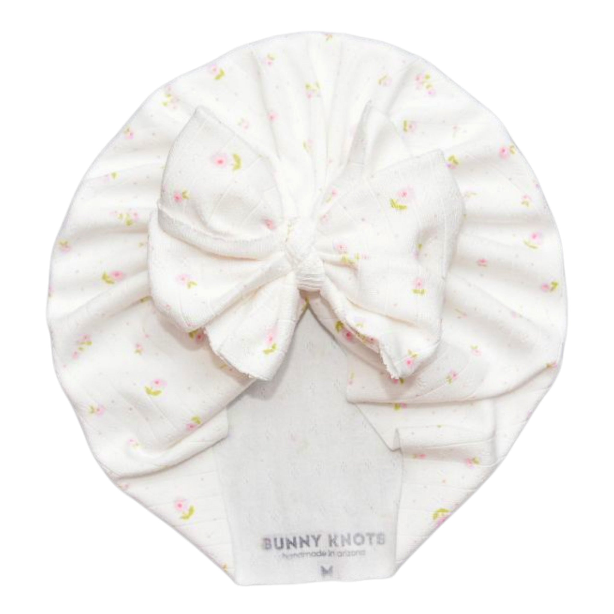 Calliope | Dainty Pink Floral  | Pointelle Headwrap