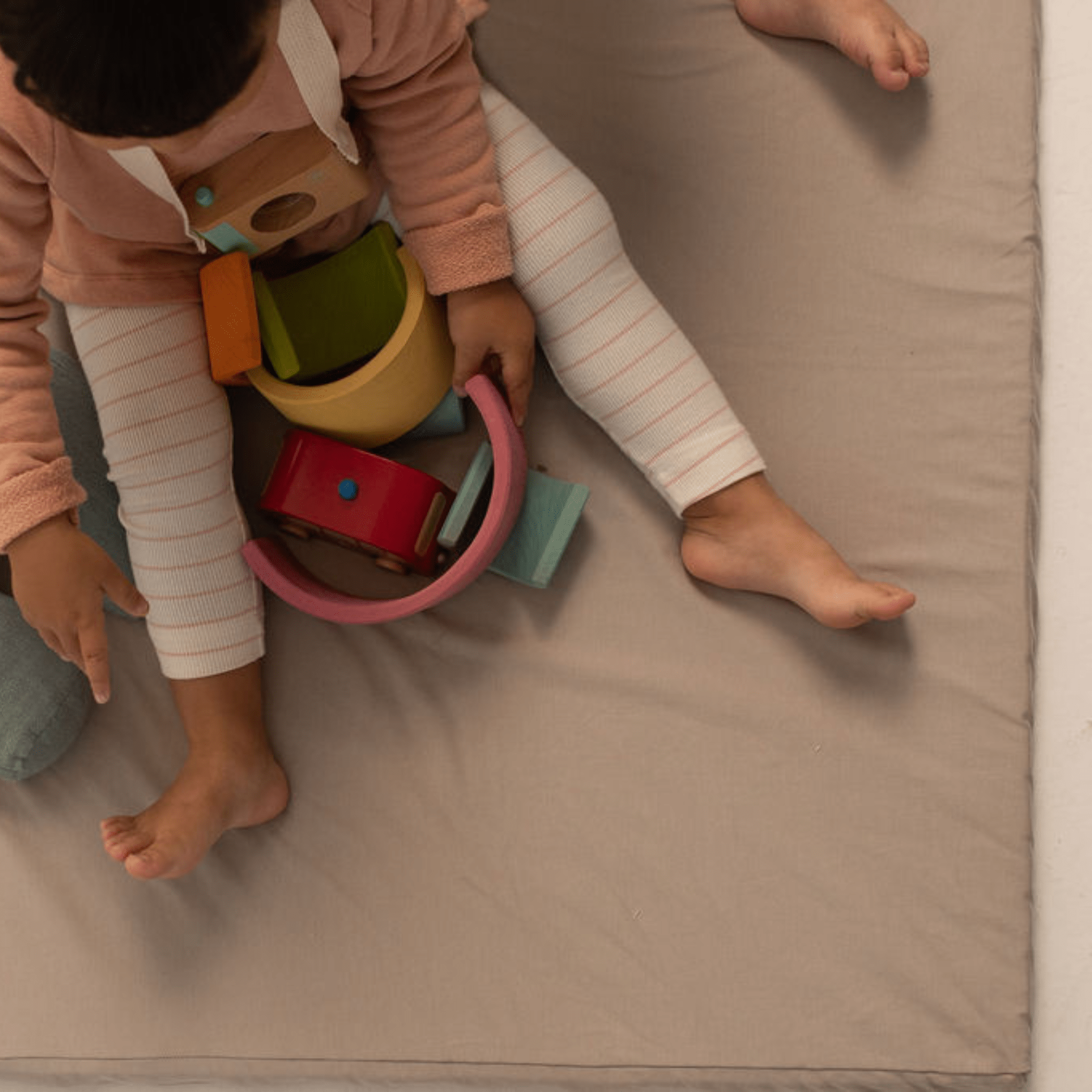 Sandcastle Jersey Mat - Tenth & Pine - Organic Cotton Padded Mat - Standard