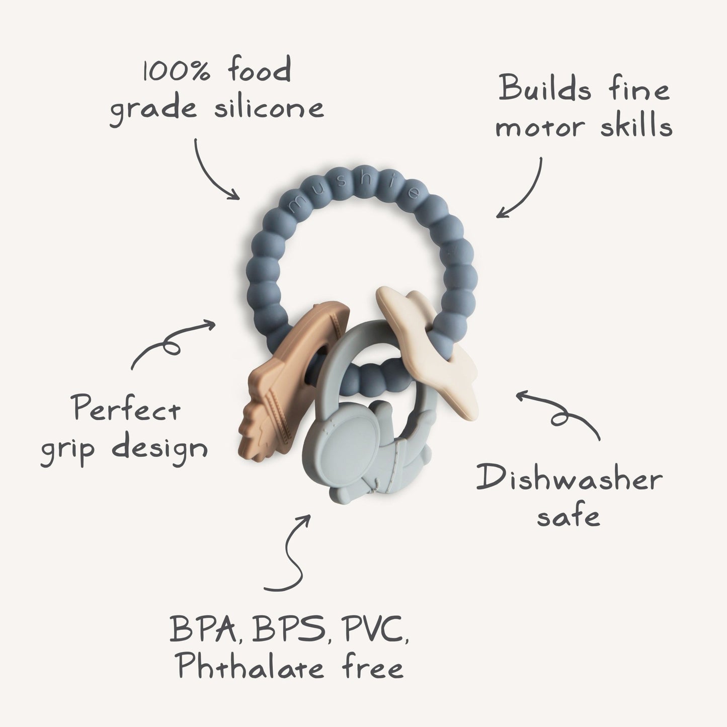 Space Teething Ring - Tenth & Pine - teether -