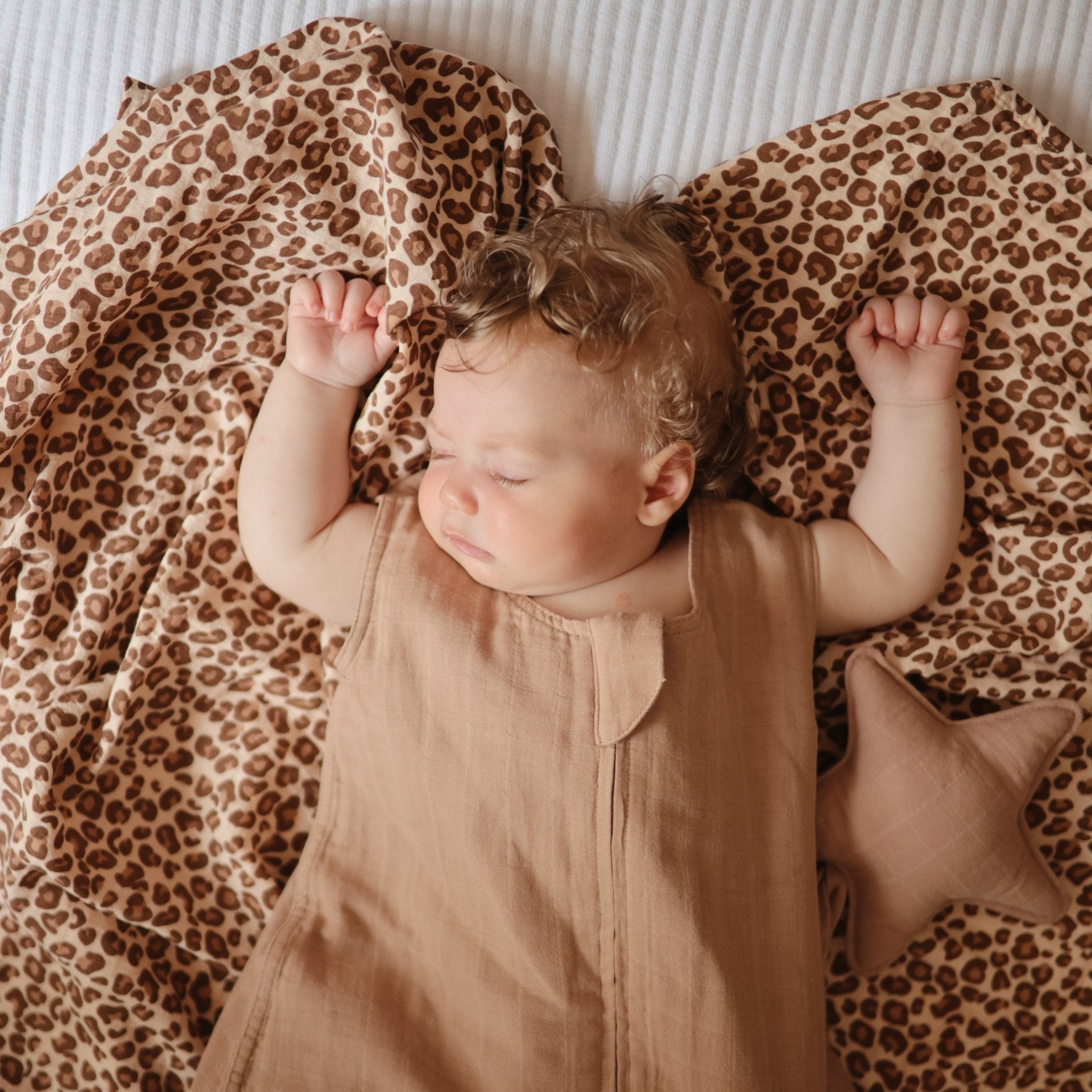 Star Lovey Blanket - Tenth & Pine - Blanket - Fog