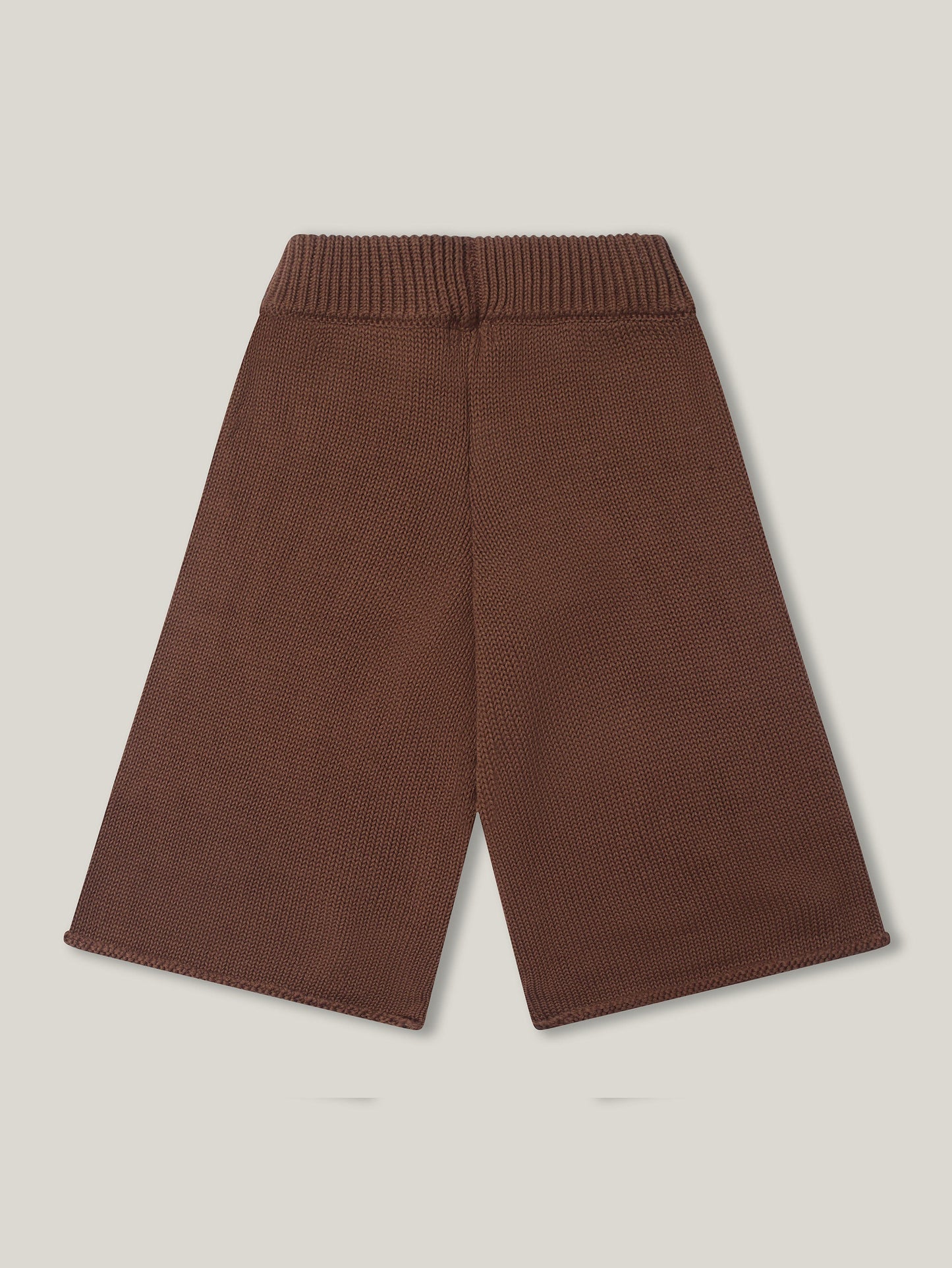 The Wide Leg Knit Trouser