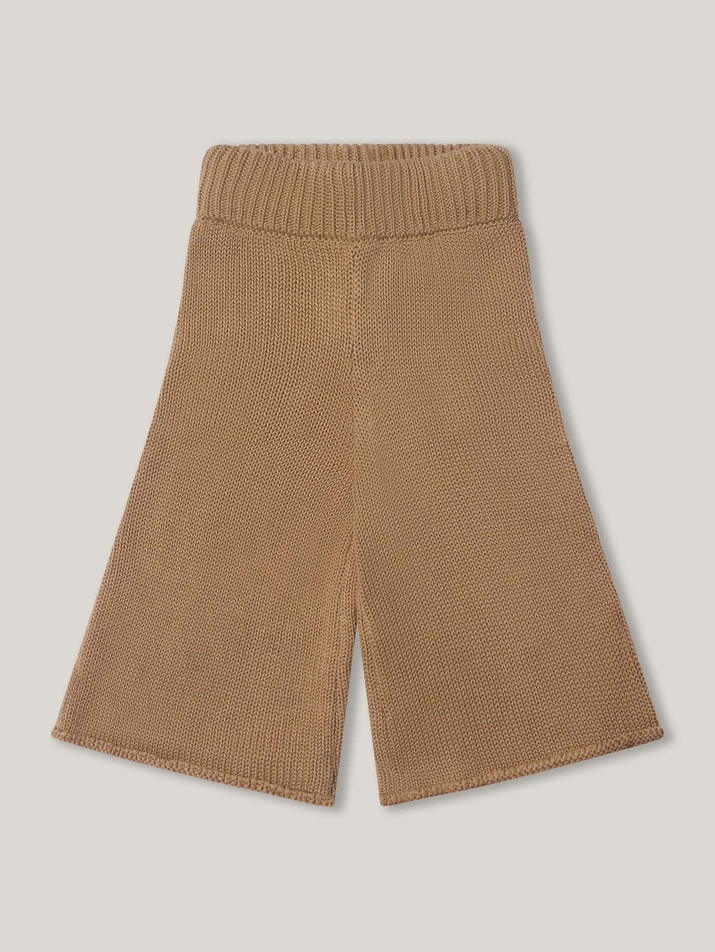 The Wide Leg Knit Trouser