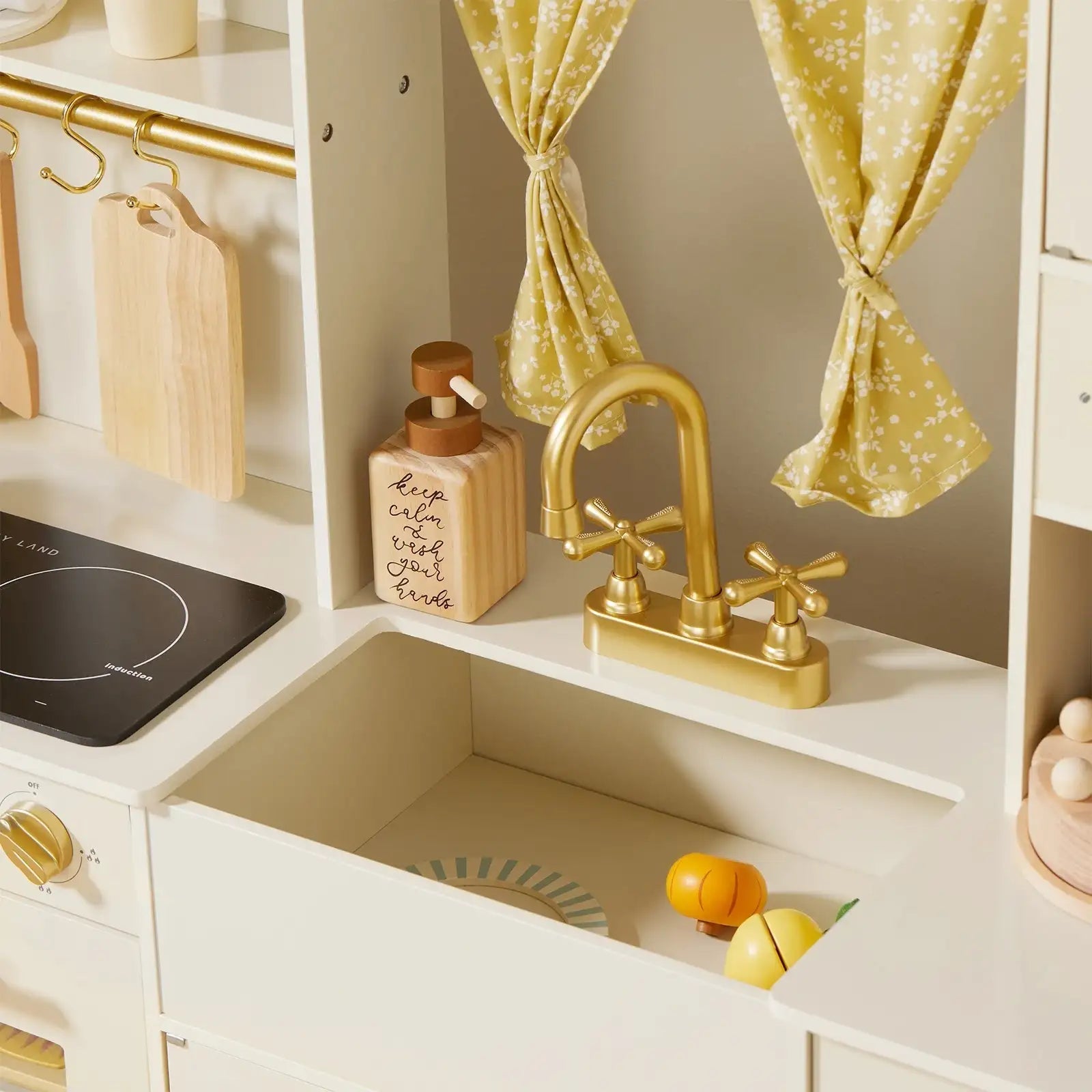 Tiny Land® Iconic Play Kitchen - Cream - Tenth & Pine - Toy -