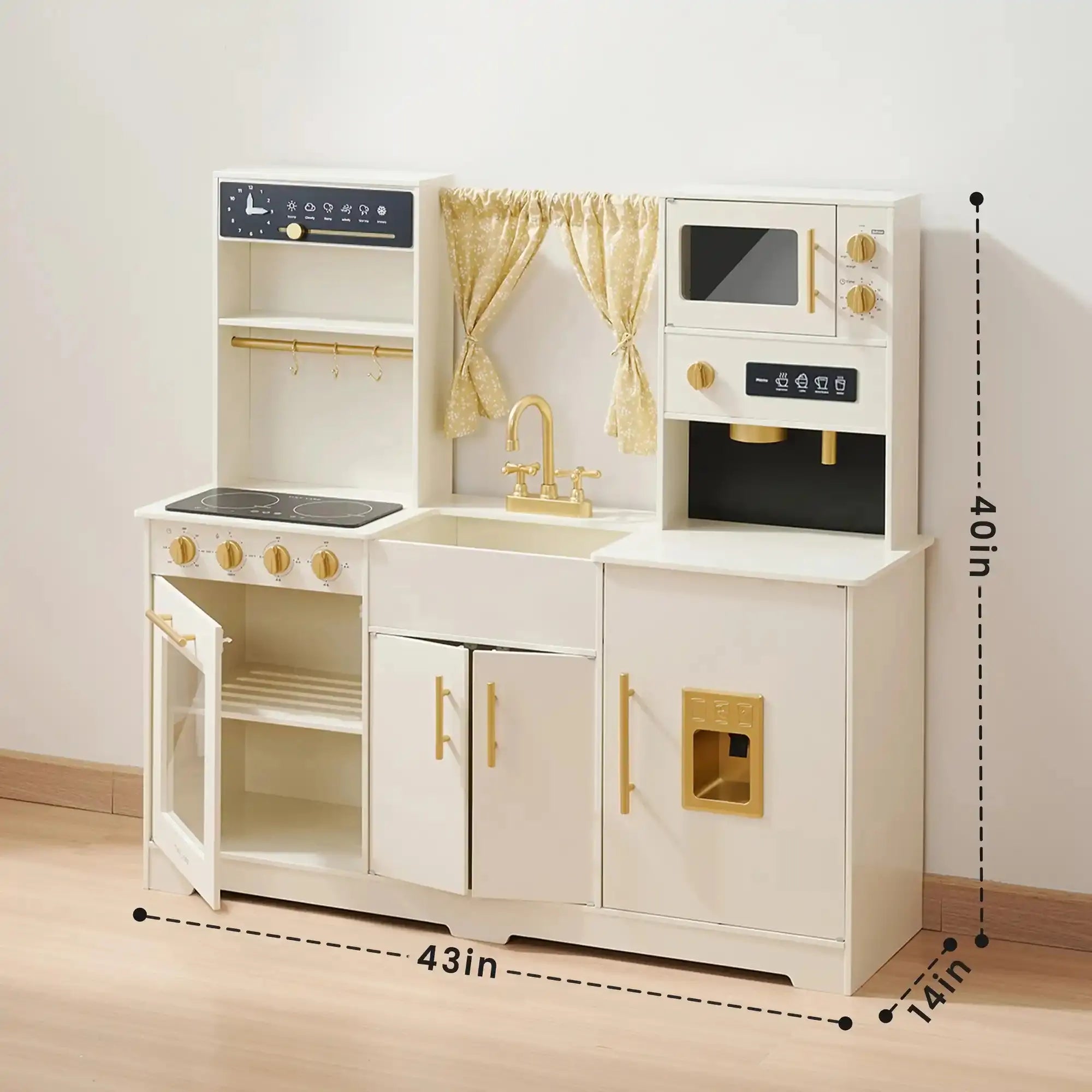 Tiny Land® Iconic Play Kitchen - Cream - Tenth & Pine - Toy -