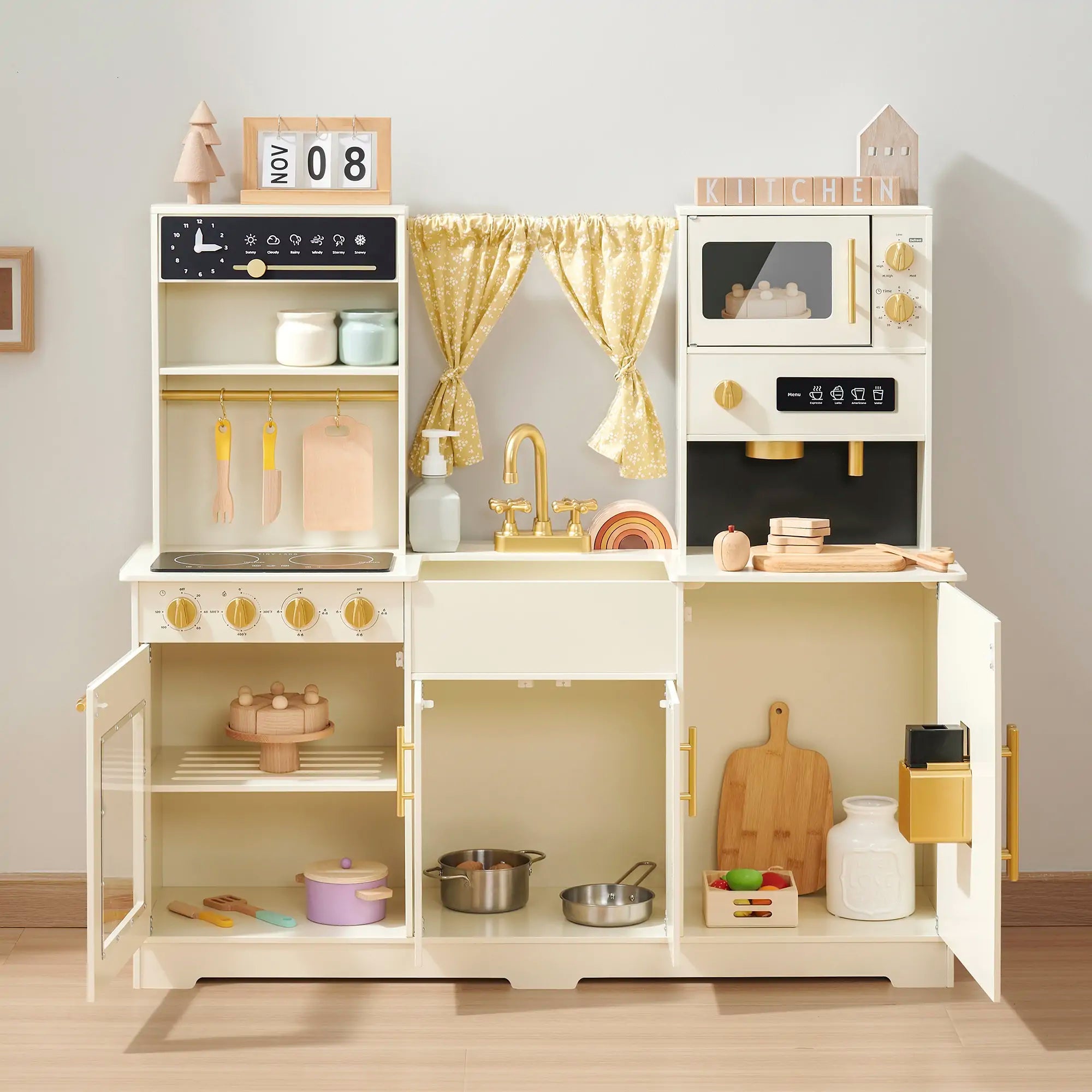 Tiny Land® Iconic Play Kitchen - Cream - Tenth & Pine - Toy -