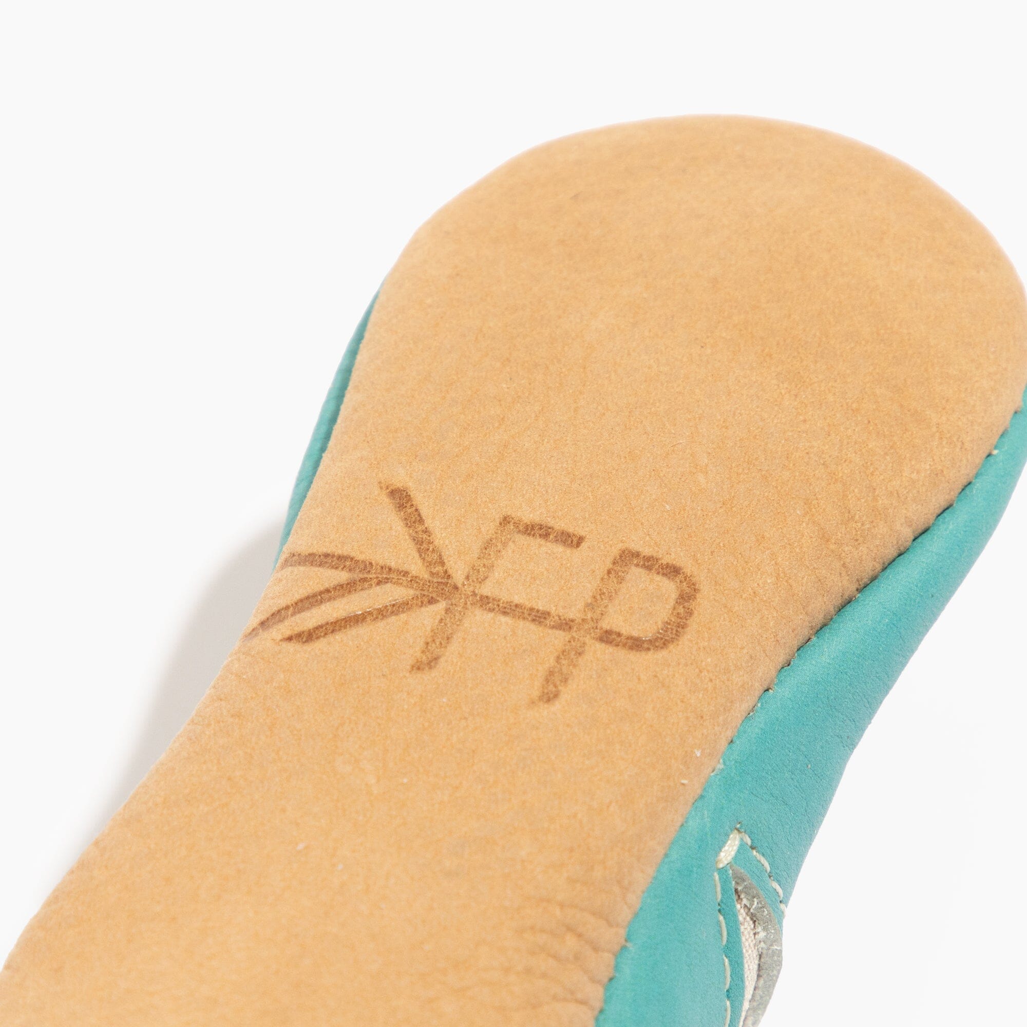 Turquoise Cowboy Chelsea Boot Baby Shoe - Tenth & Pine - Chelsea Boot - Soft Sole - 1