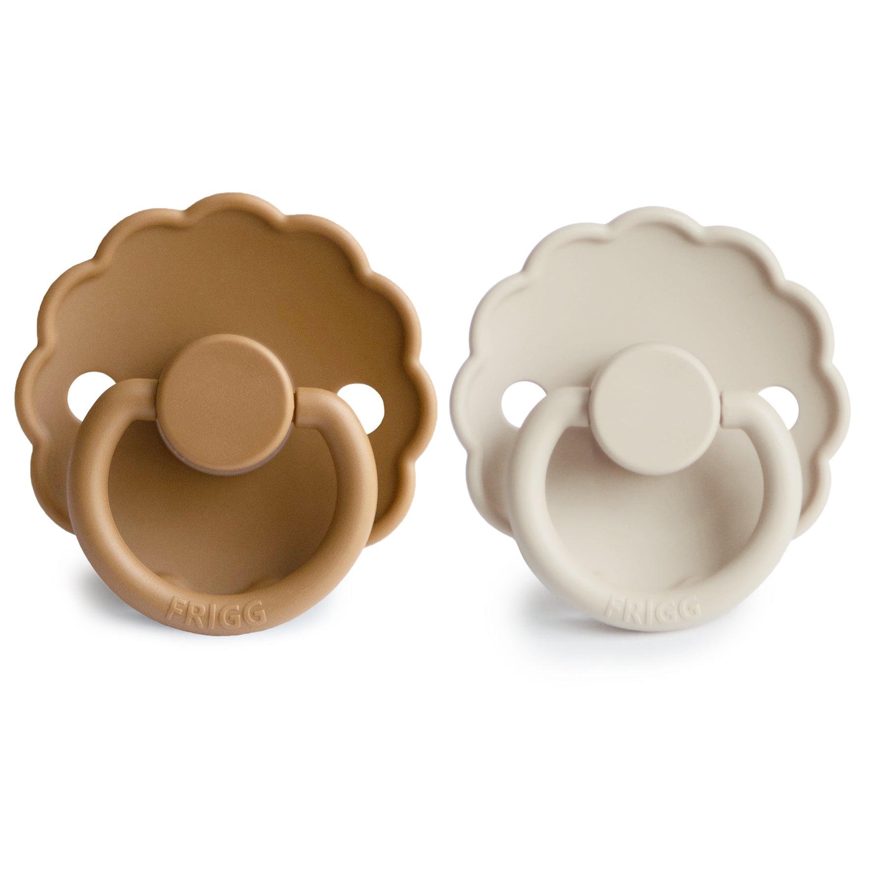 FRIGG Daisy Silicone Pacifier 2 - Pack - Tenth & Pine - FRIGG PACIFIERS - 6 - 18 months - Cream/Lupine