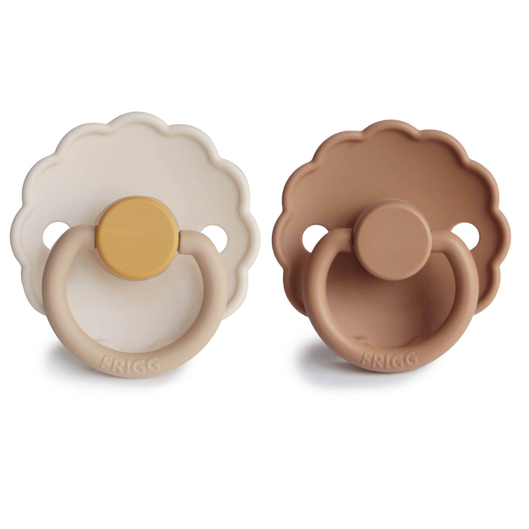 FRIGG Daisy Silicone Pacifier 2 - Pack - Tenth & Pine - FRIGG PACIFIERS - 6 - 18 months - Cream/Lupine