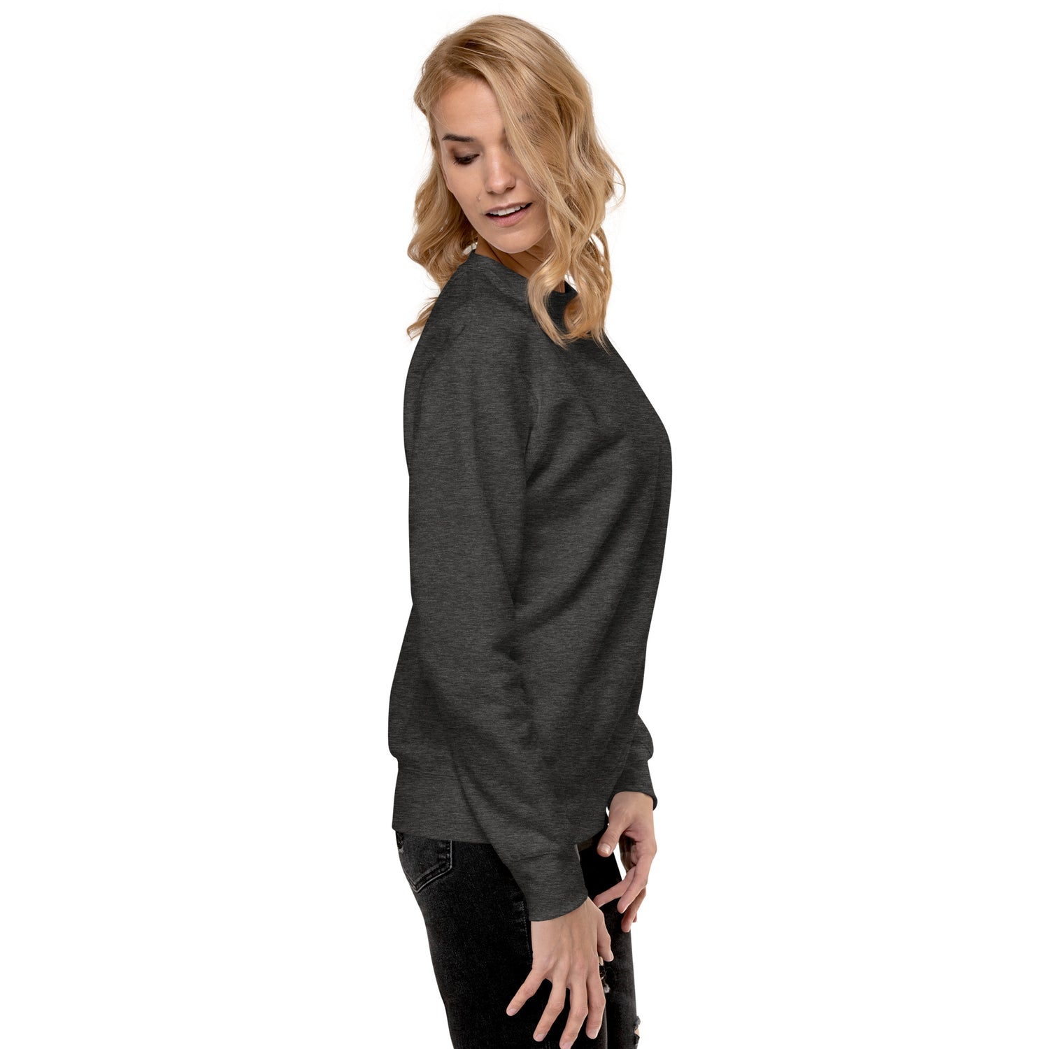 Mama. Embroidered | Premium Adult Sweatshirt - Tenth & Pine - S - Black