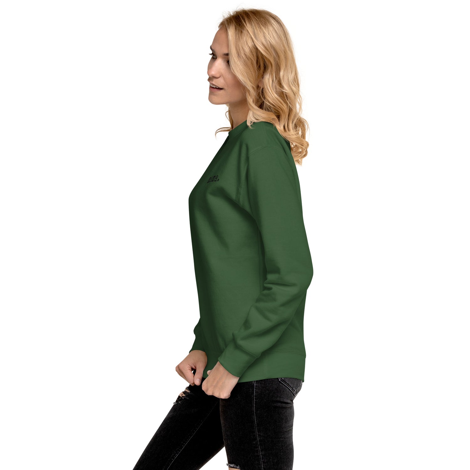 Mama. Embroidered | Premium Adult Sweatshirt - Tenth & Pine - S - Forest Green