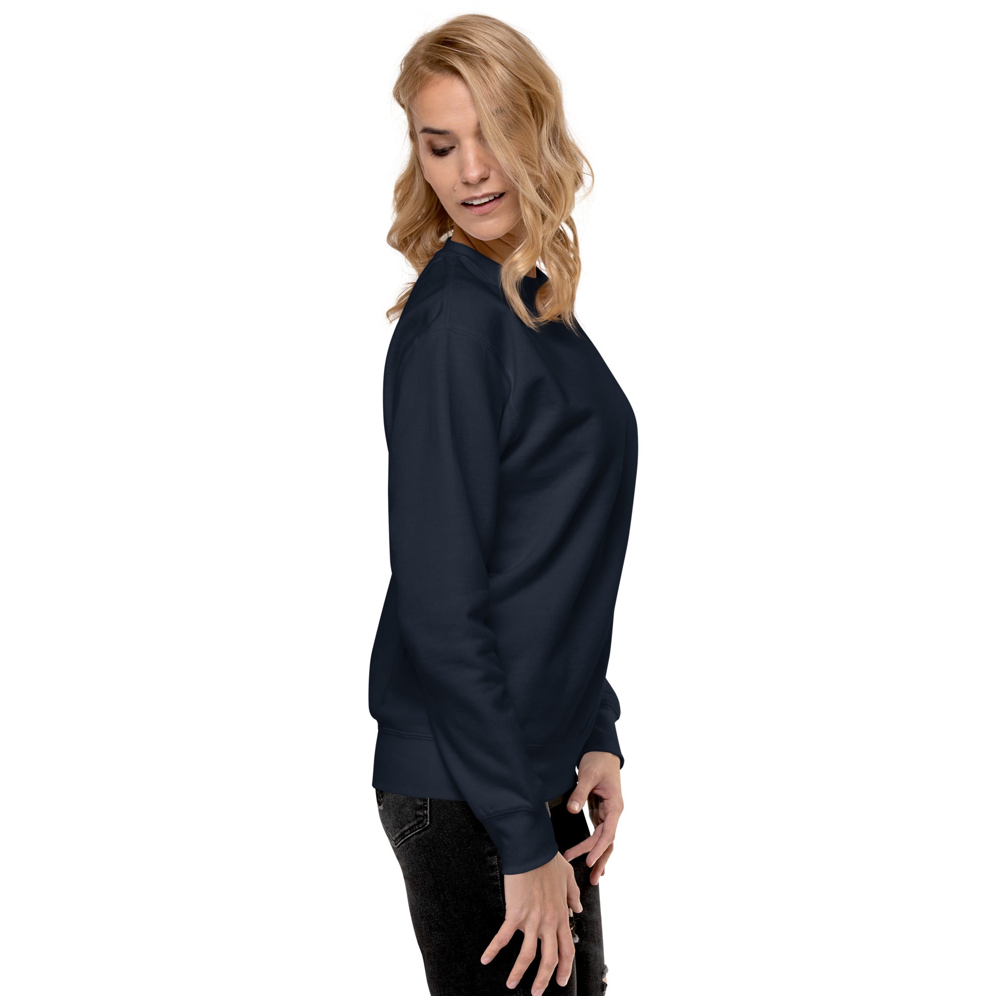 Mama. Embroidered | Premium Adult Sweatshirt - Tenth & Pine - S - Black