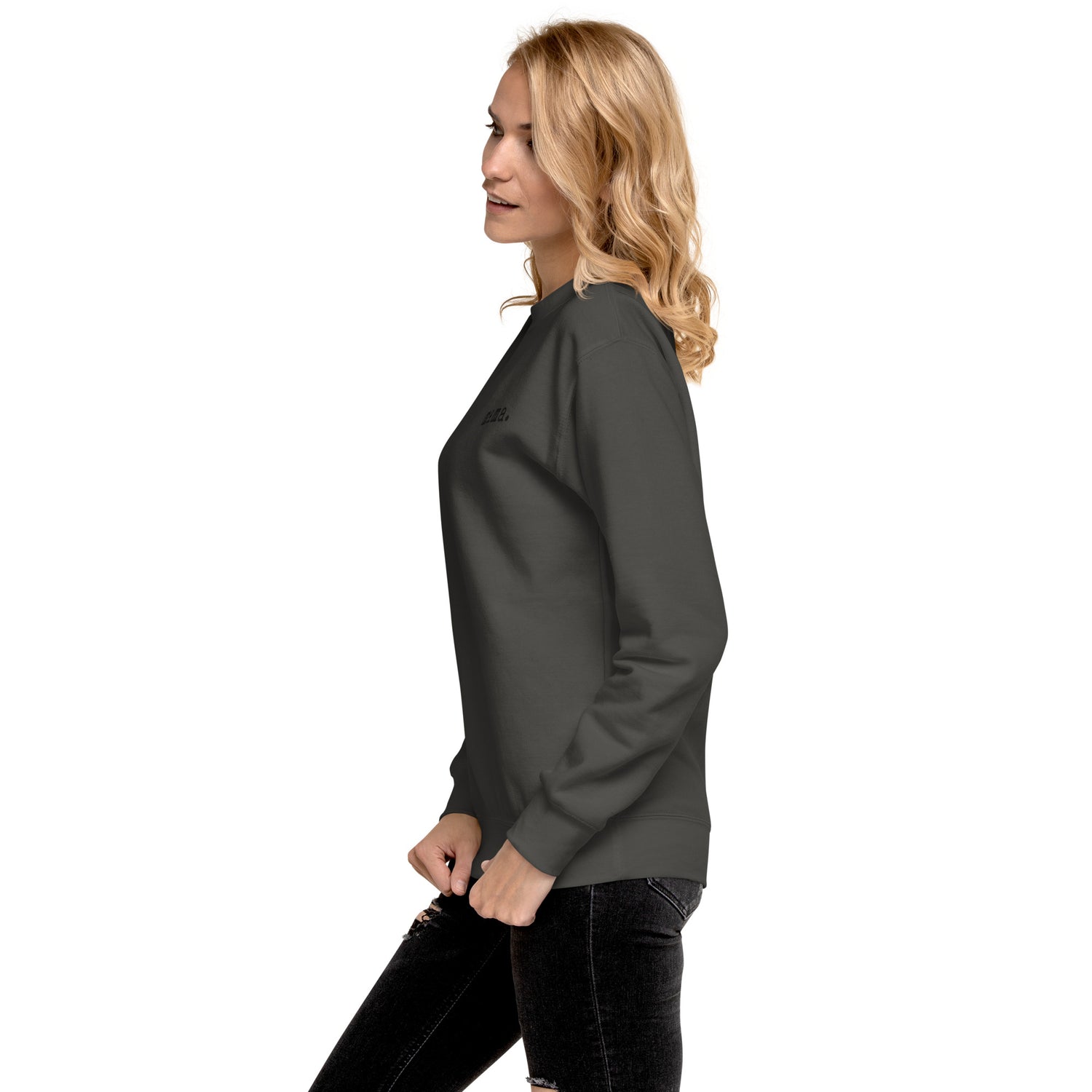 Mama. Embroidered | Premium Adult Sweatshirt - Tenth & Pine - S - Vintage Black