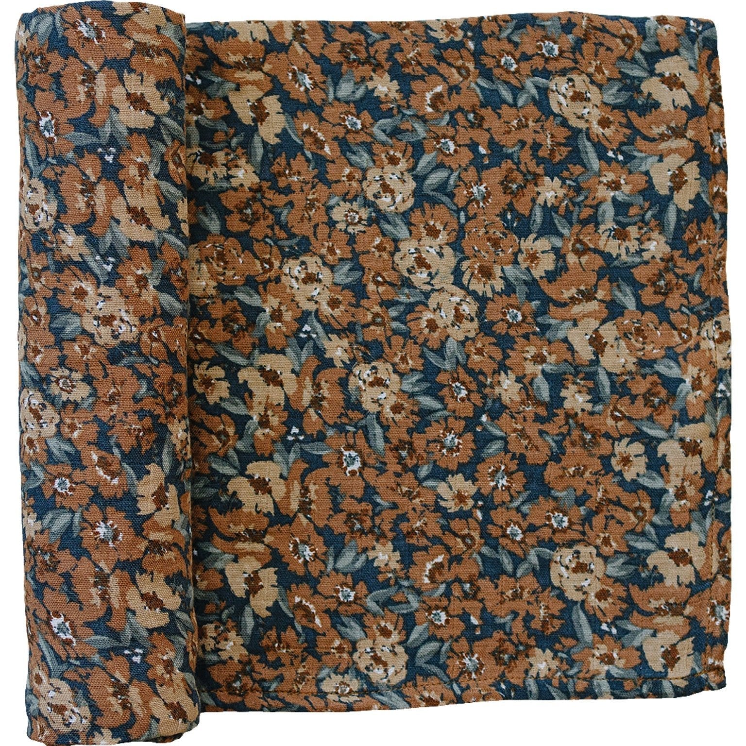 Venetian Floral Muslin Swaddle Blanket - Tenth & Pine -