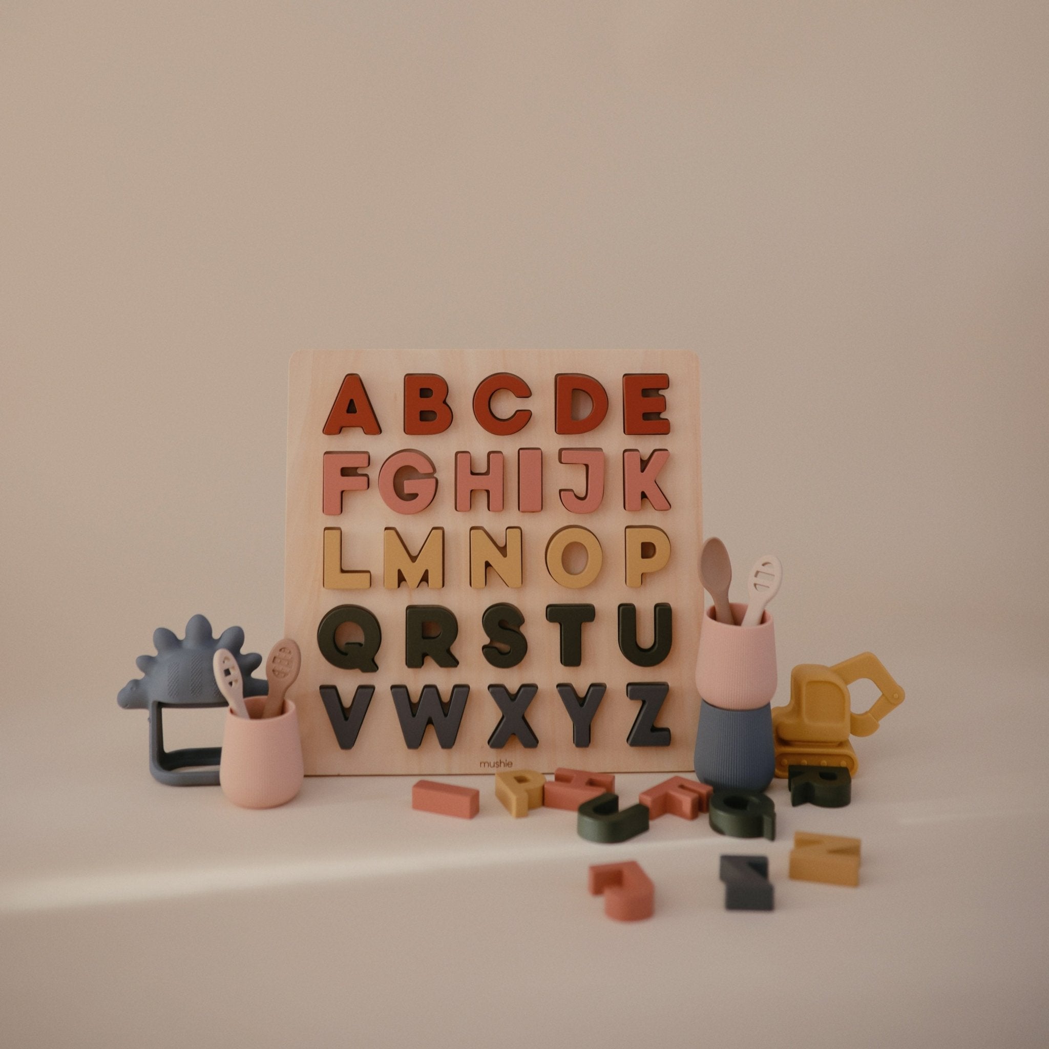 Wooden Alphabet Puzzle - Tenth & Pine - Wooden Puzzle -
