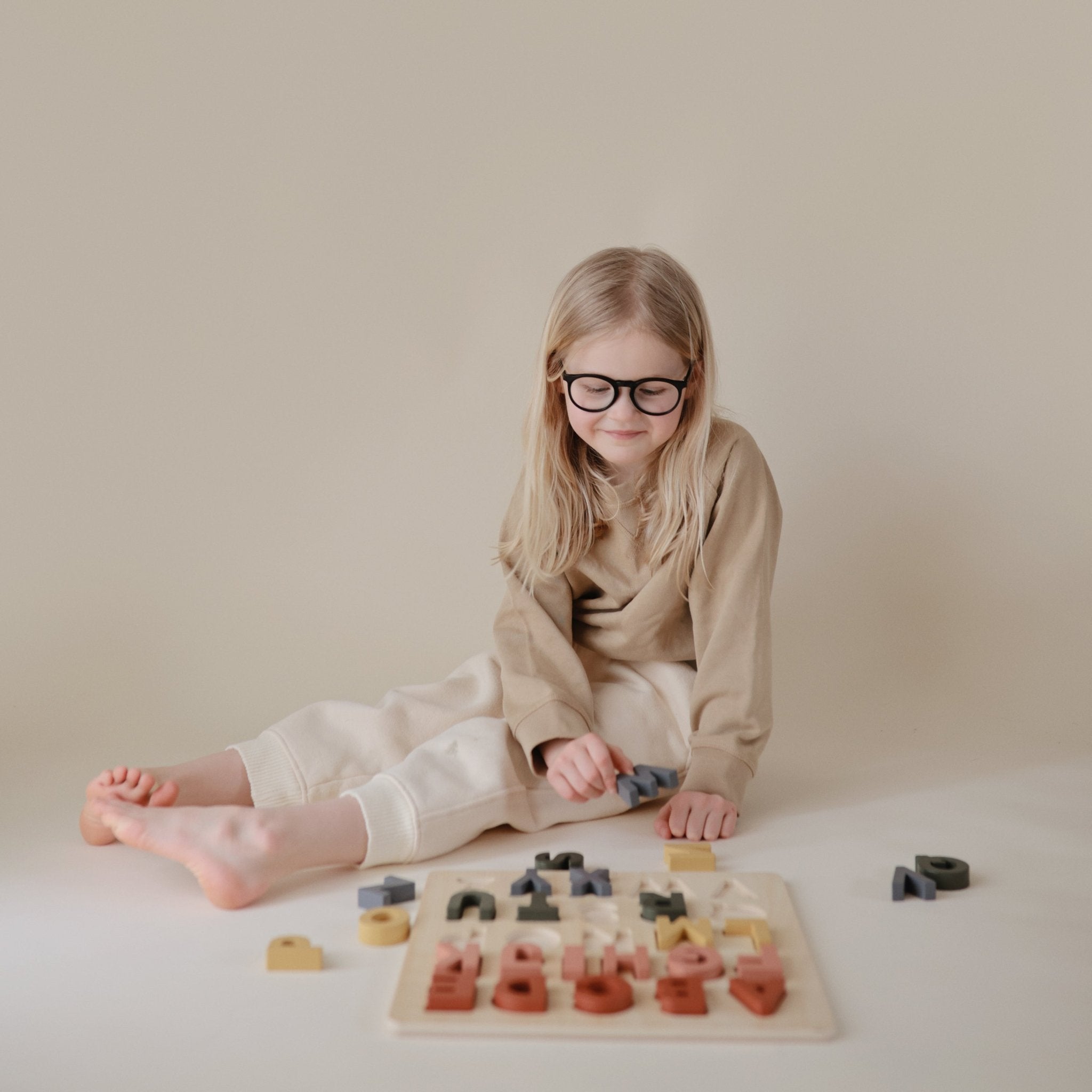 Wooden Alphabet Puzzle - Tenth & Pine - Wooden Puzzle -