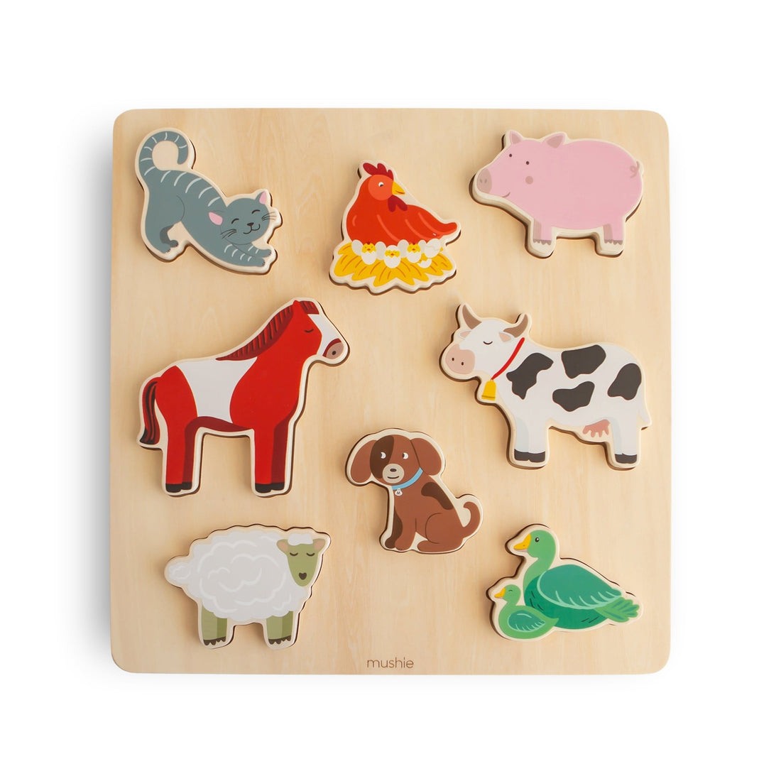 Wooden Farm Puzzle - Tenth & Pine - Wooden Puzzle -