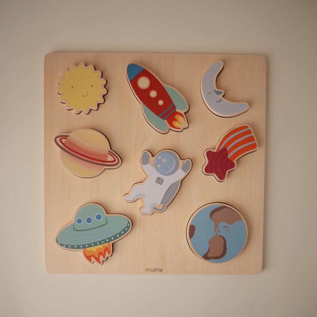 Wooden Space Puzzle - Tenth & Pine - Wooden Puzzle -