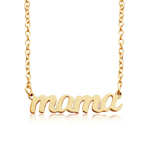 The Perfect Bundle with 14k Gold 'mama' nameplate - Tenth and Pine - Organic Baby Clothes
