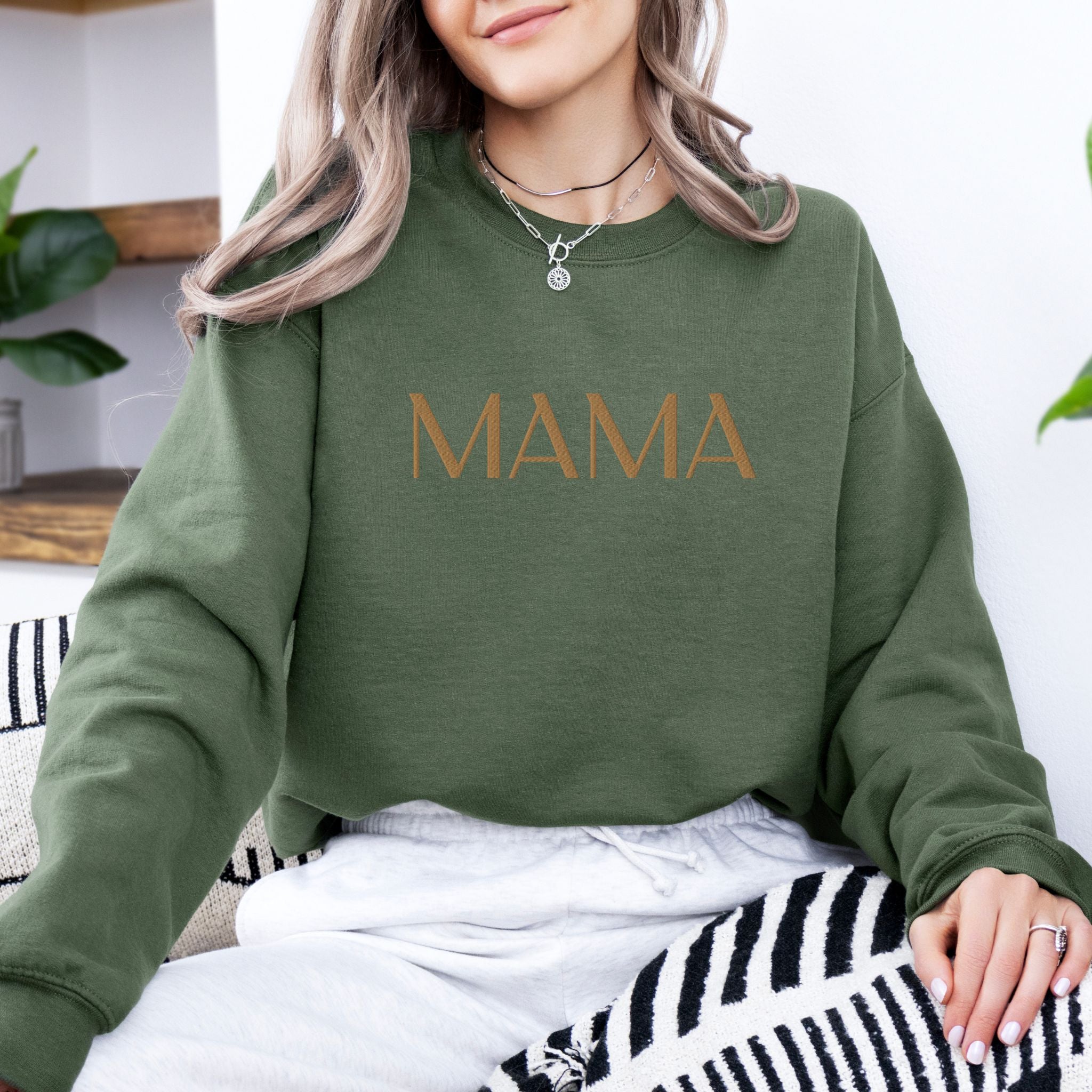 MAMA Embroidered | Adult Sweatshirt