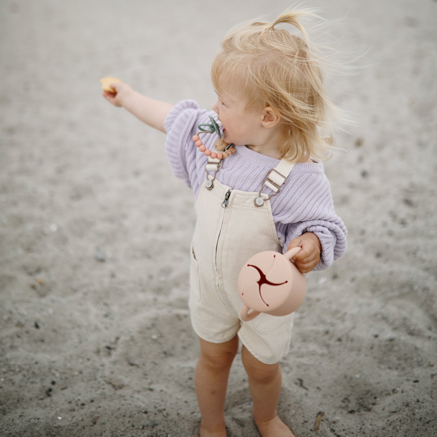 Silicone Pacifier Clip | Eva - Tenth &amp; Pine - Pacifier Clip - Black