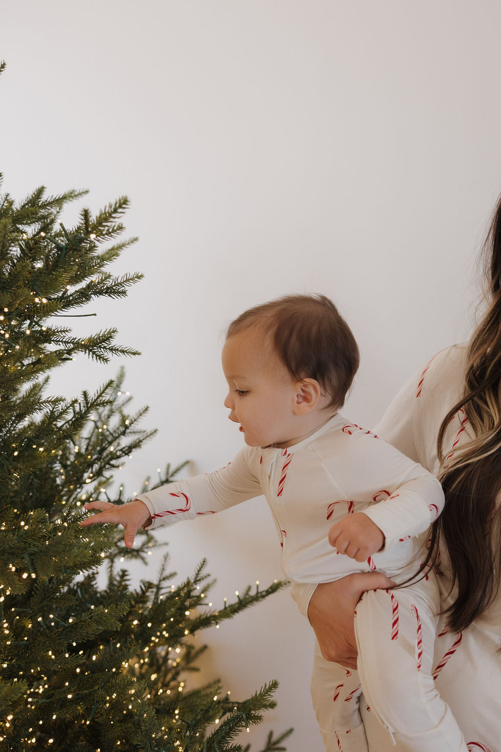 Bamboo Zip Pajamas | Candy Cane