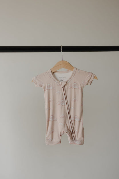 Bamboo Zip Shortie | Ruby