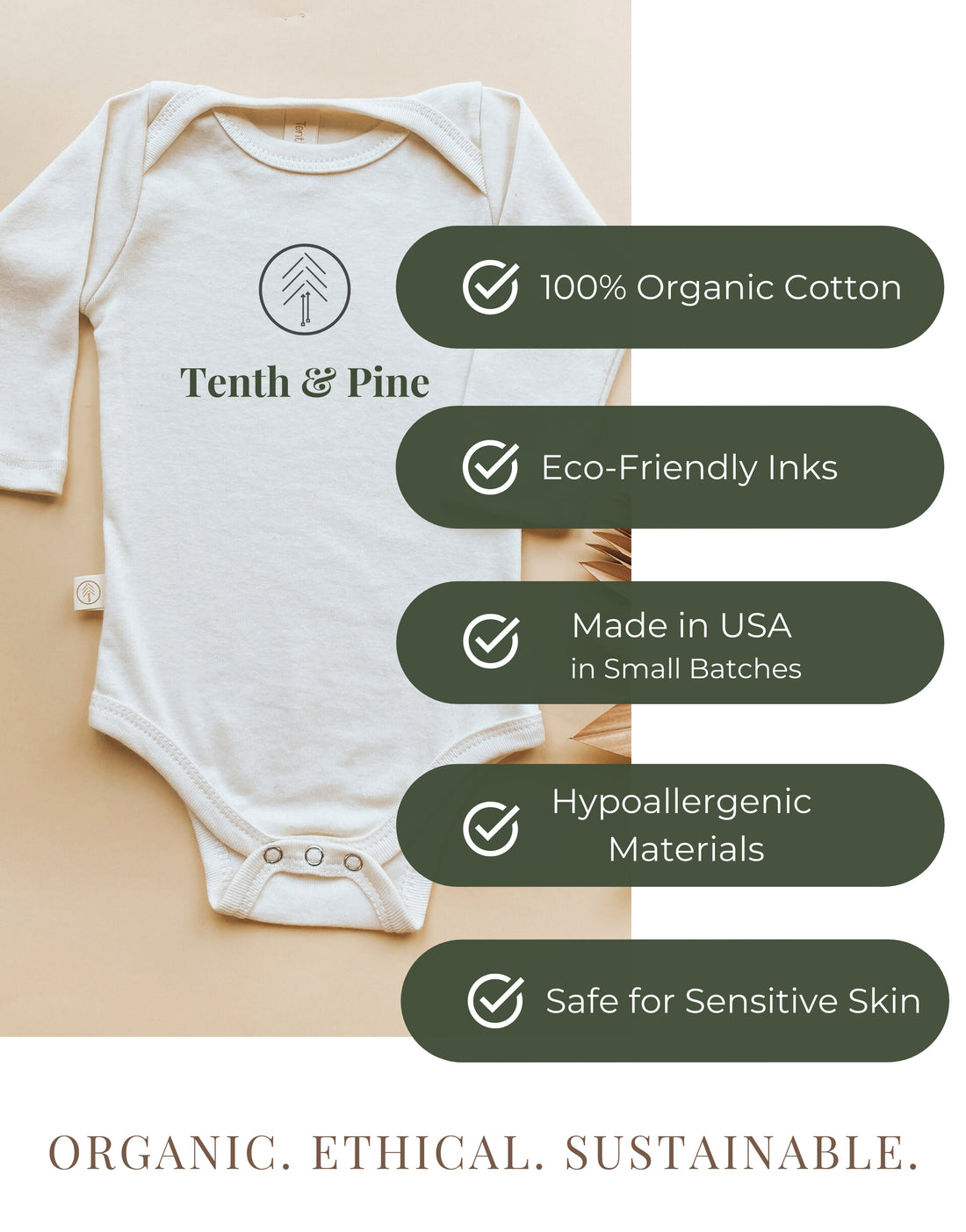Promoted to Auntie Organic Baby Bodysuit