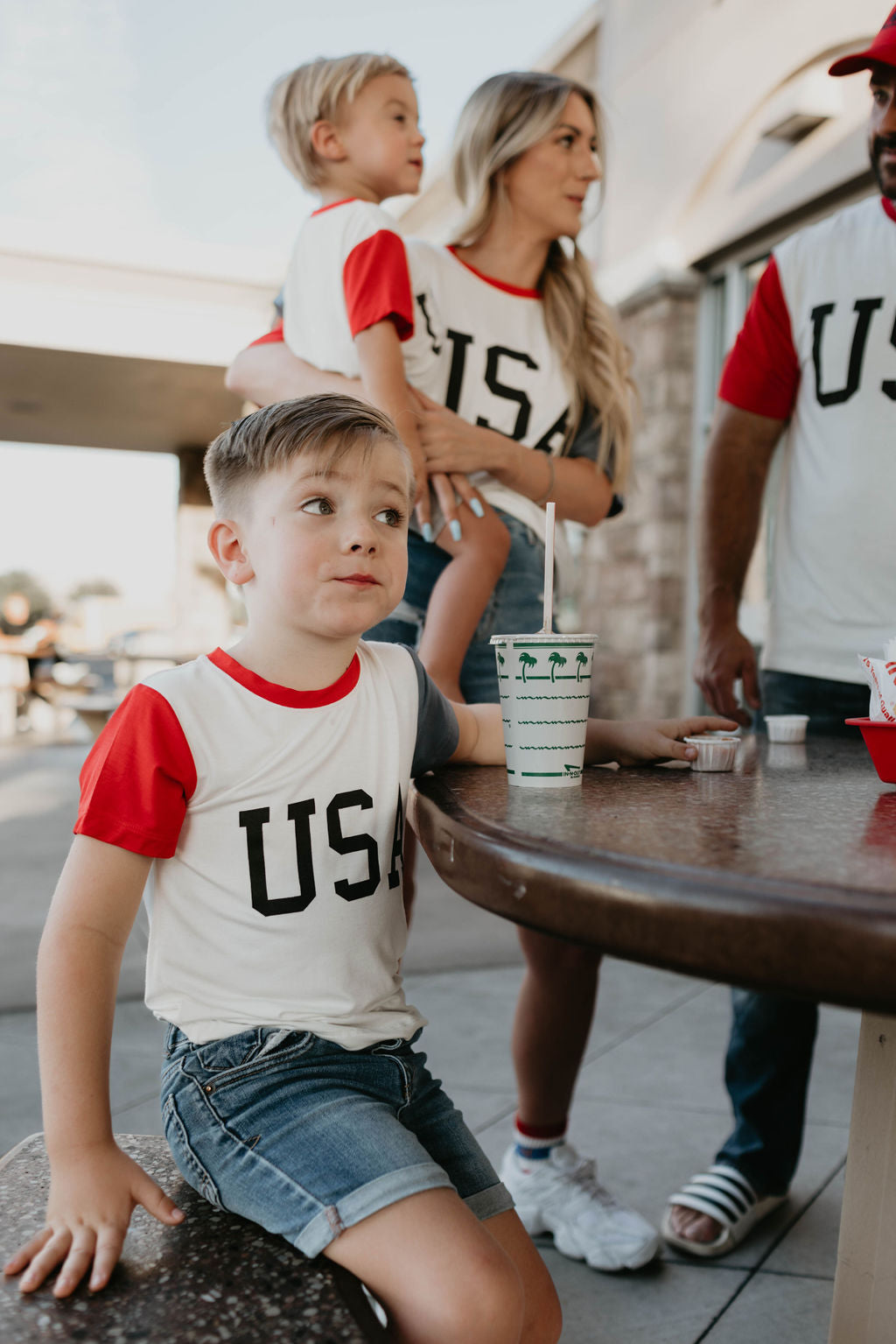 Children's Bamboo T-Shirt | USA, Land That I Love