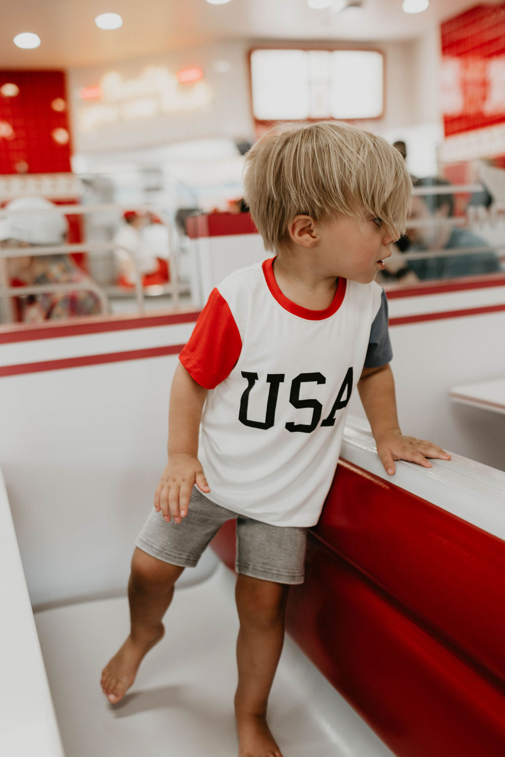 Children's Bamboo T-Shirt | USA, Land That I Love