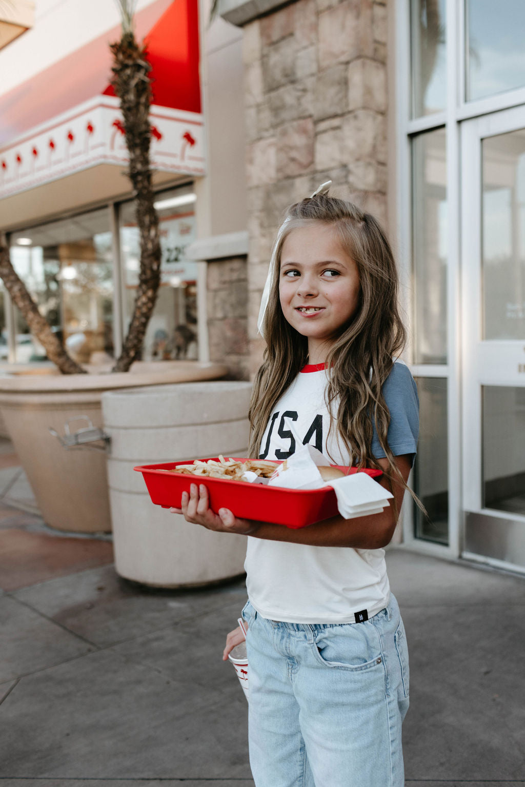 Children's Bamboo T-Shirt | USA, Land That I Love